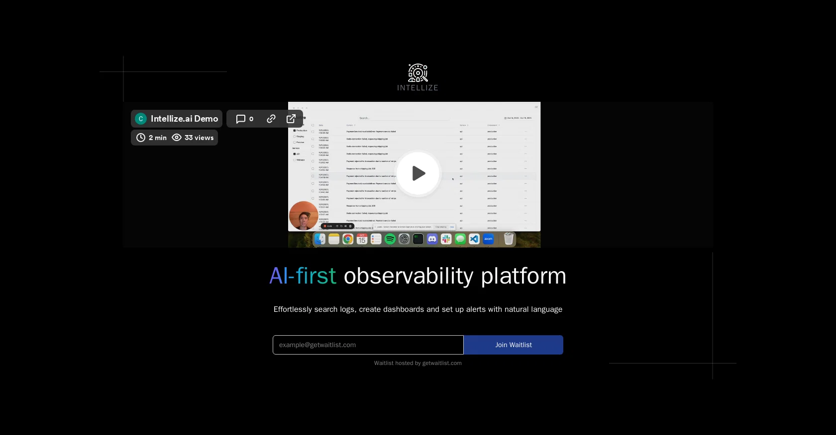 Intellize screenshot