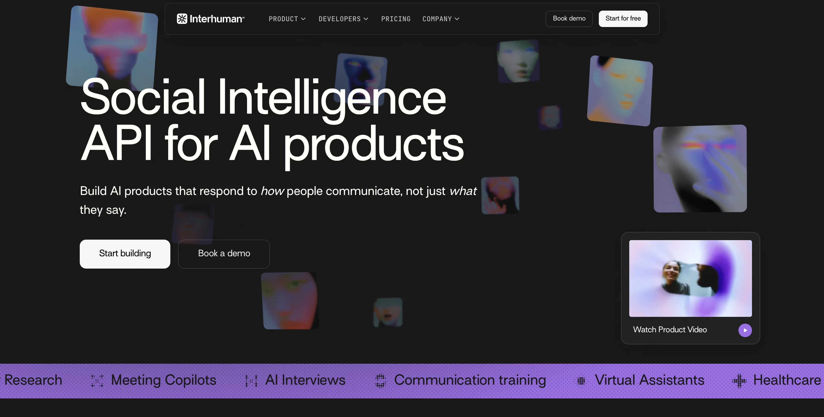 Interhuman AI screenshot