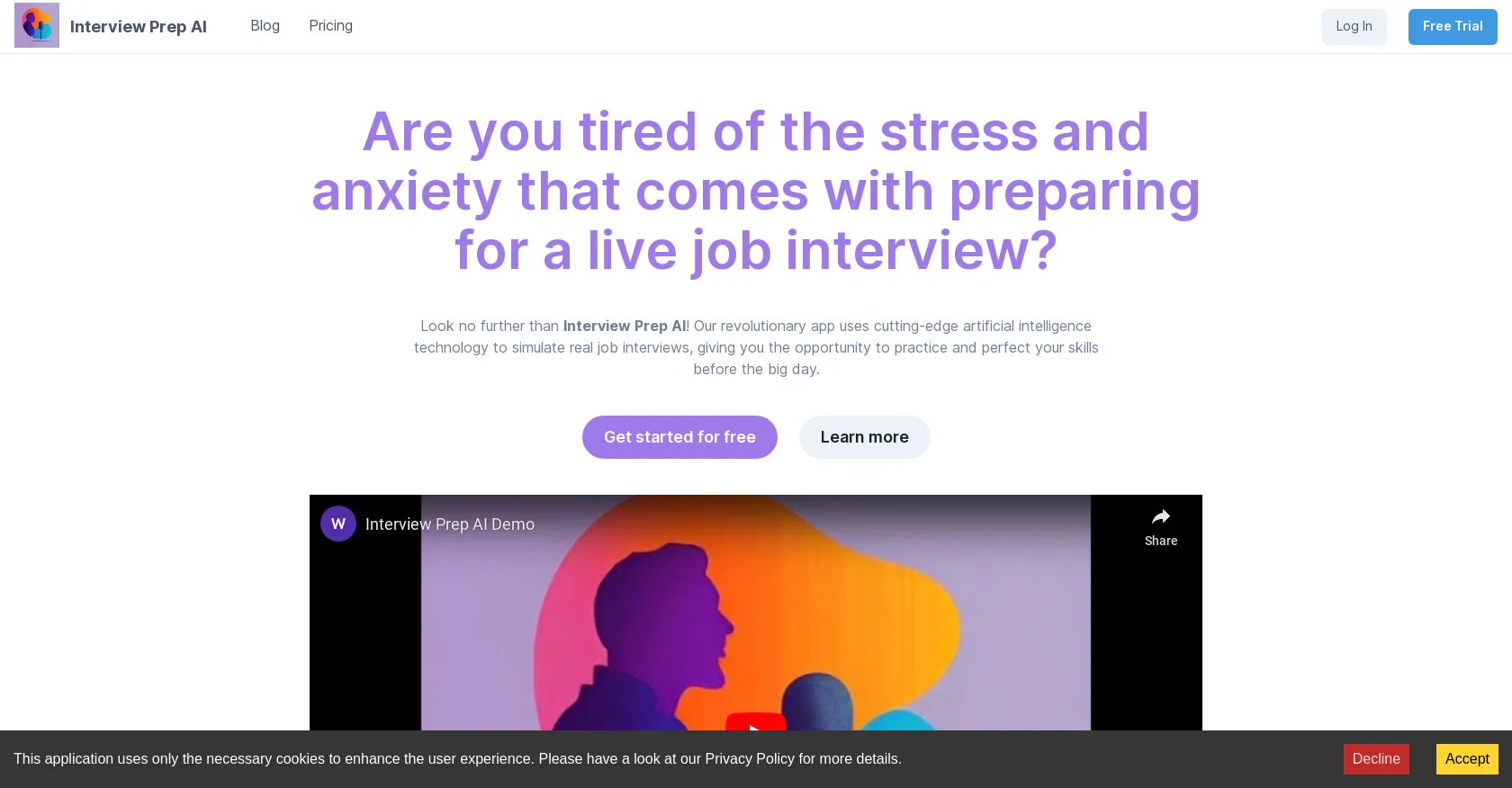 Interview Prep AI screenshot