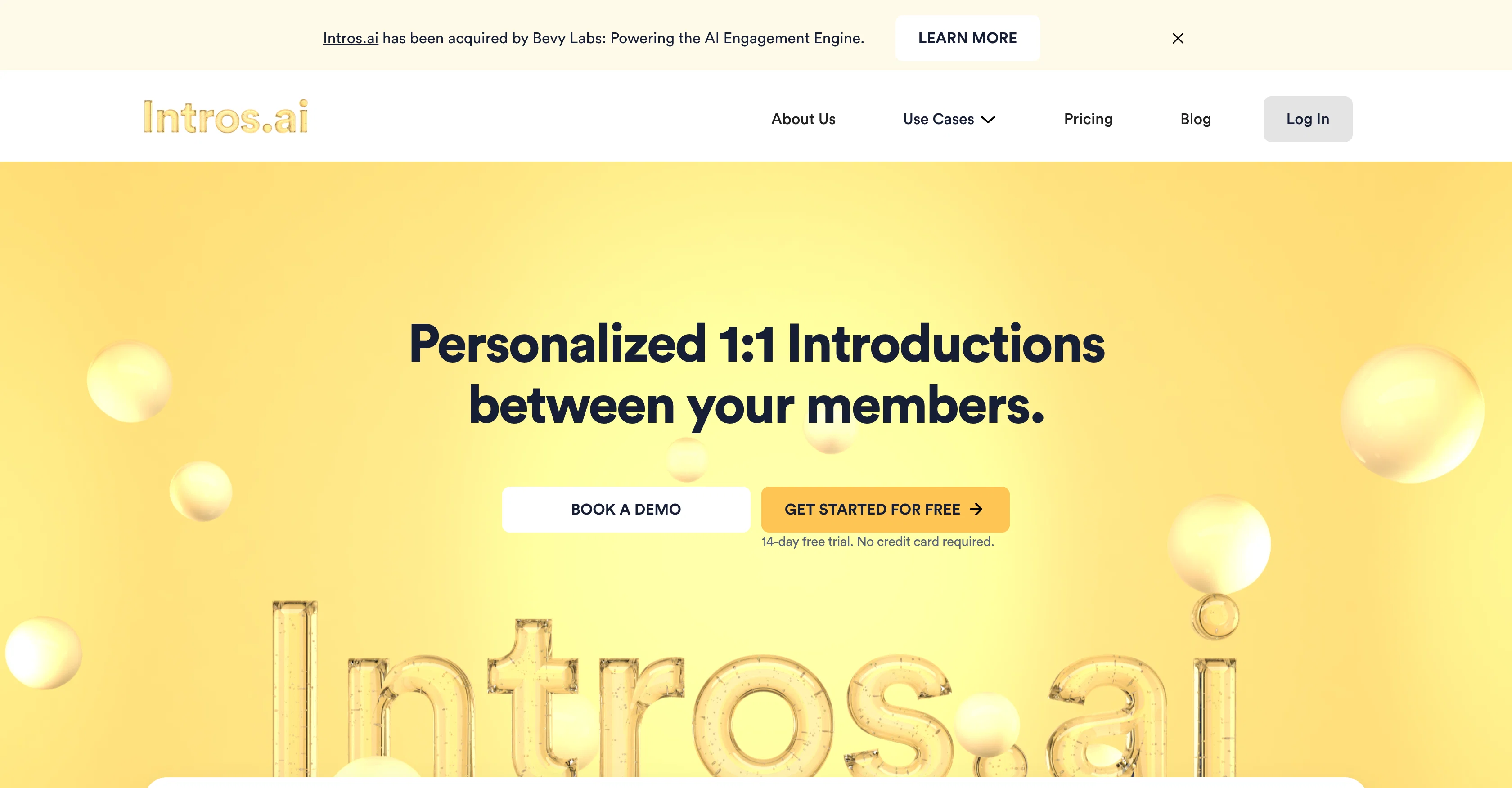 Intros.ai screenshot