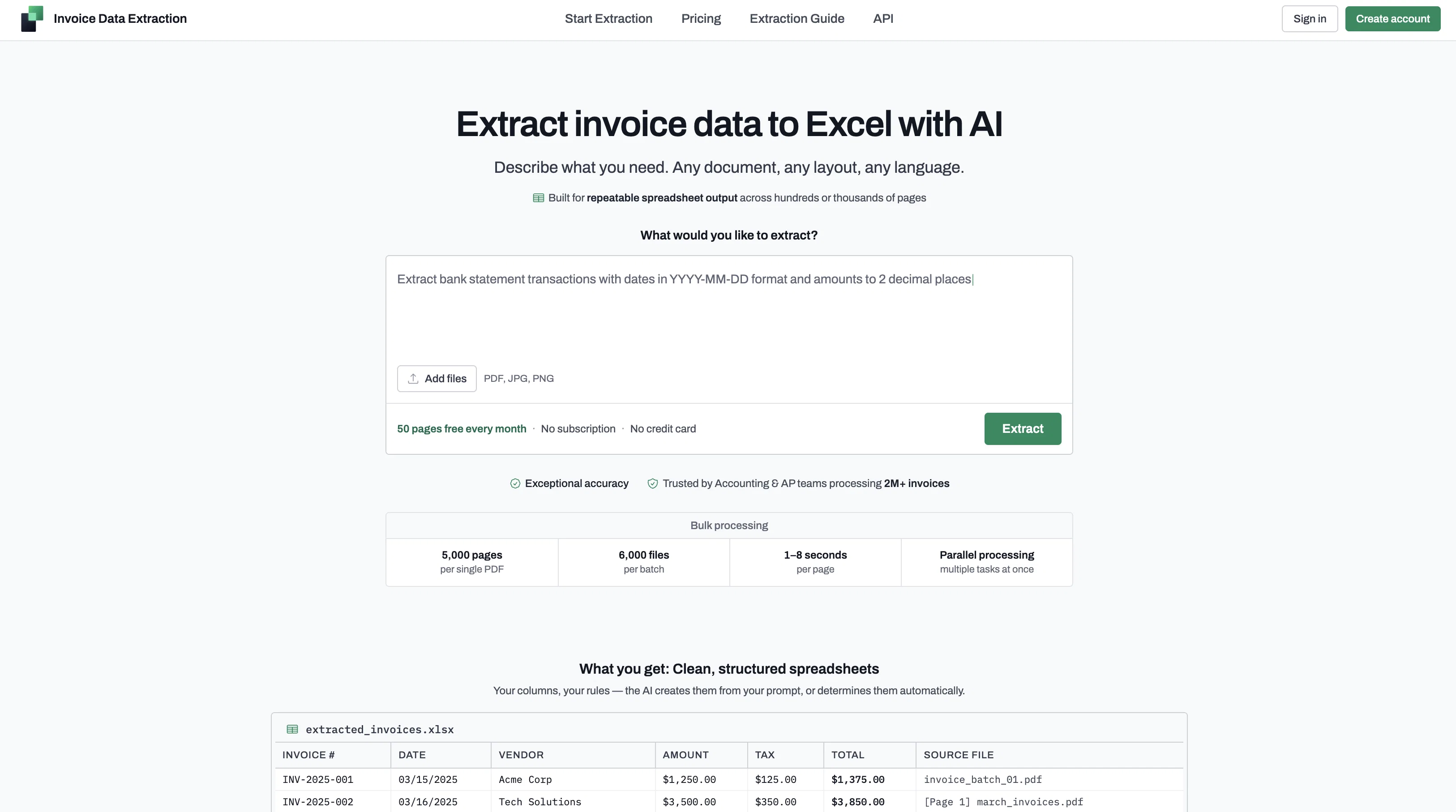 InvoiceDataExtraction screenshot