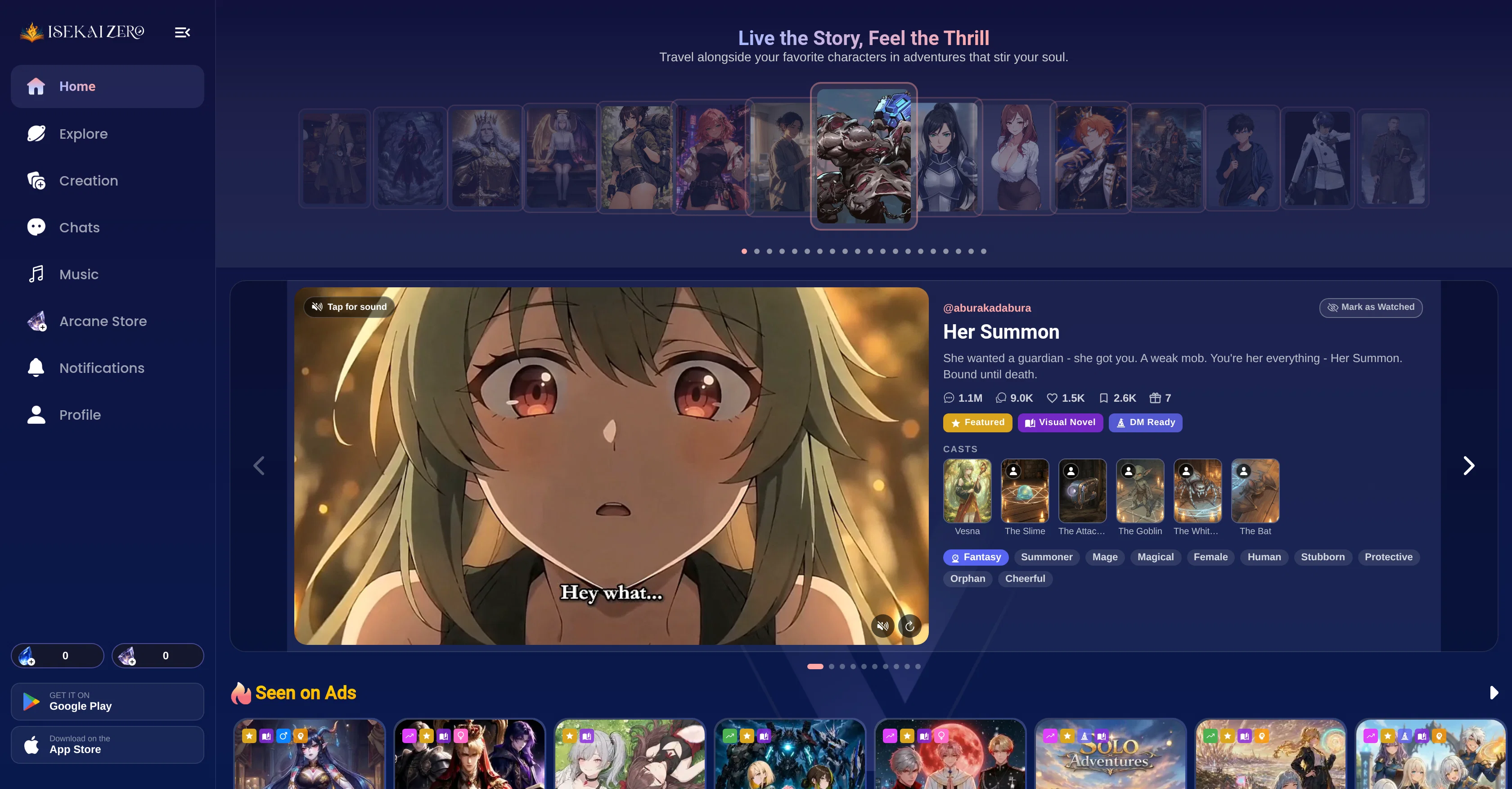 ISEKAI ZERO screenshot