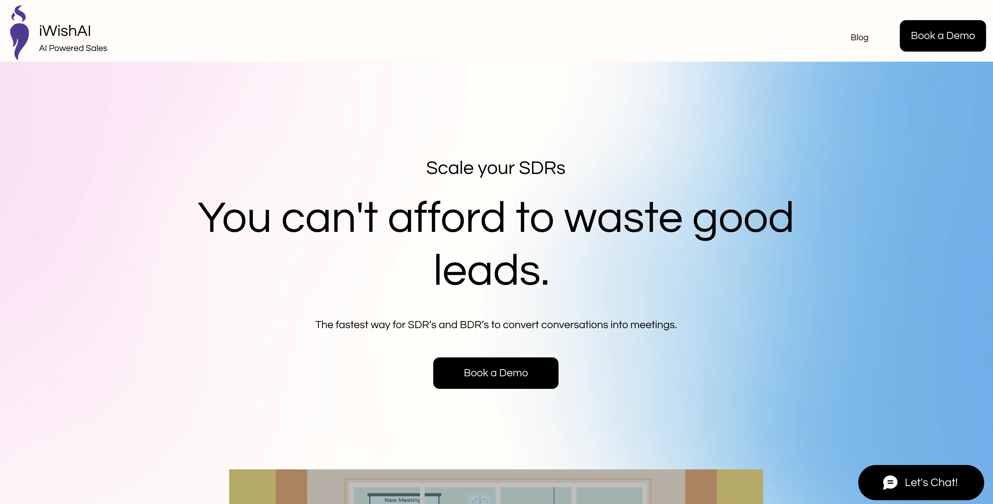 Iwish screenshot