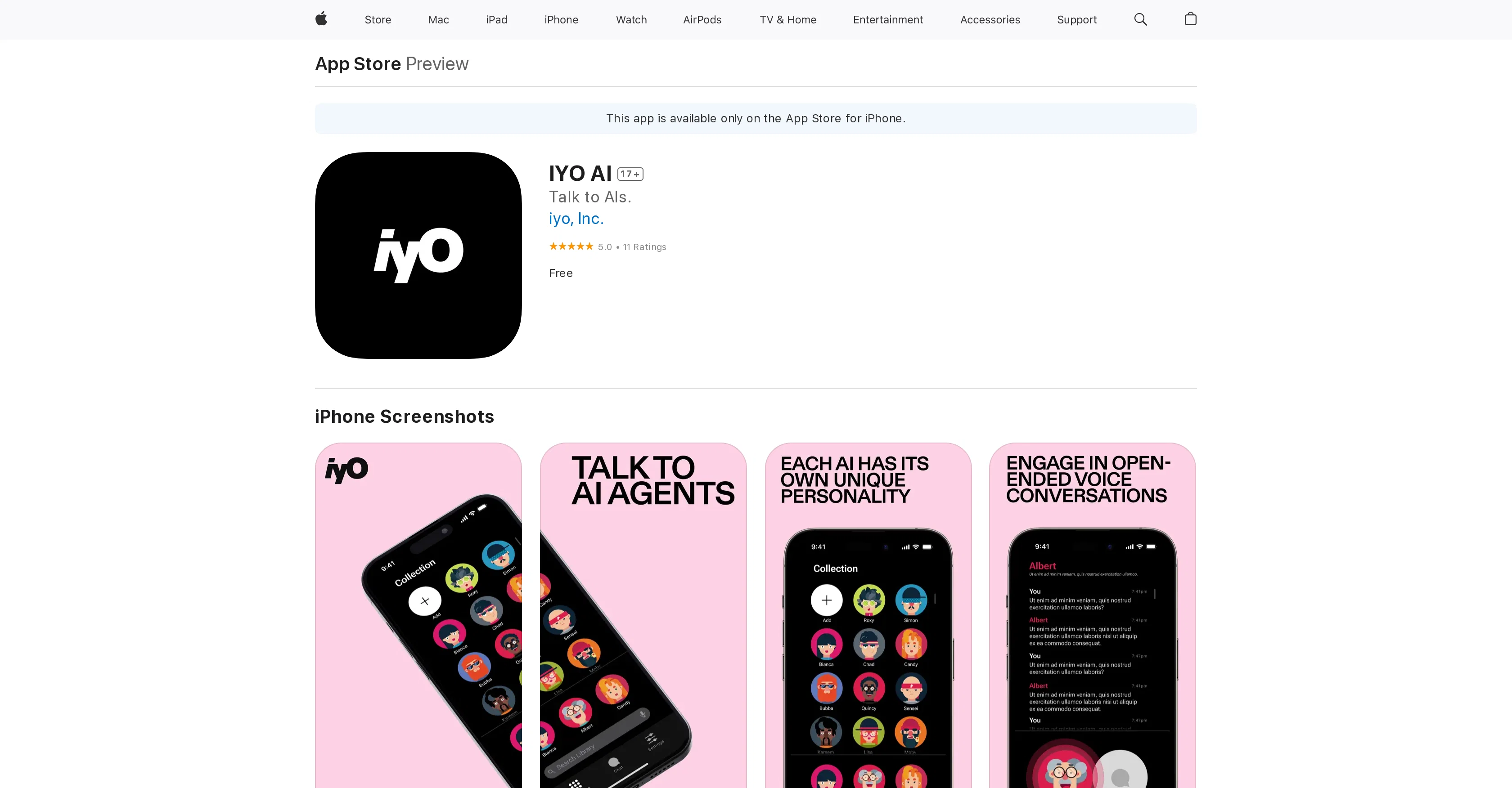 IYO AI screenshot