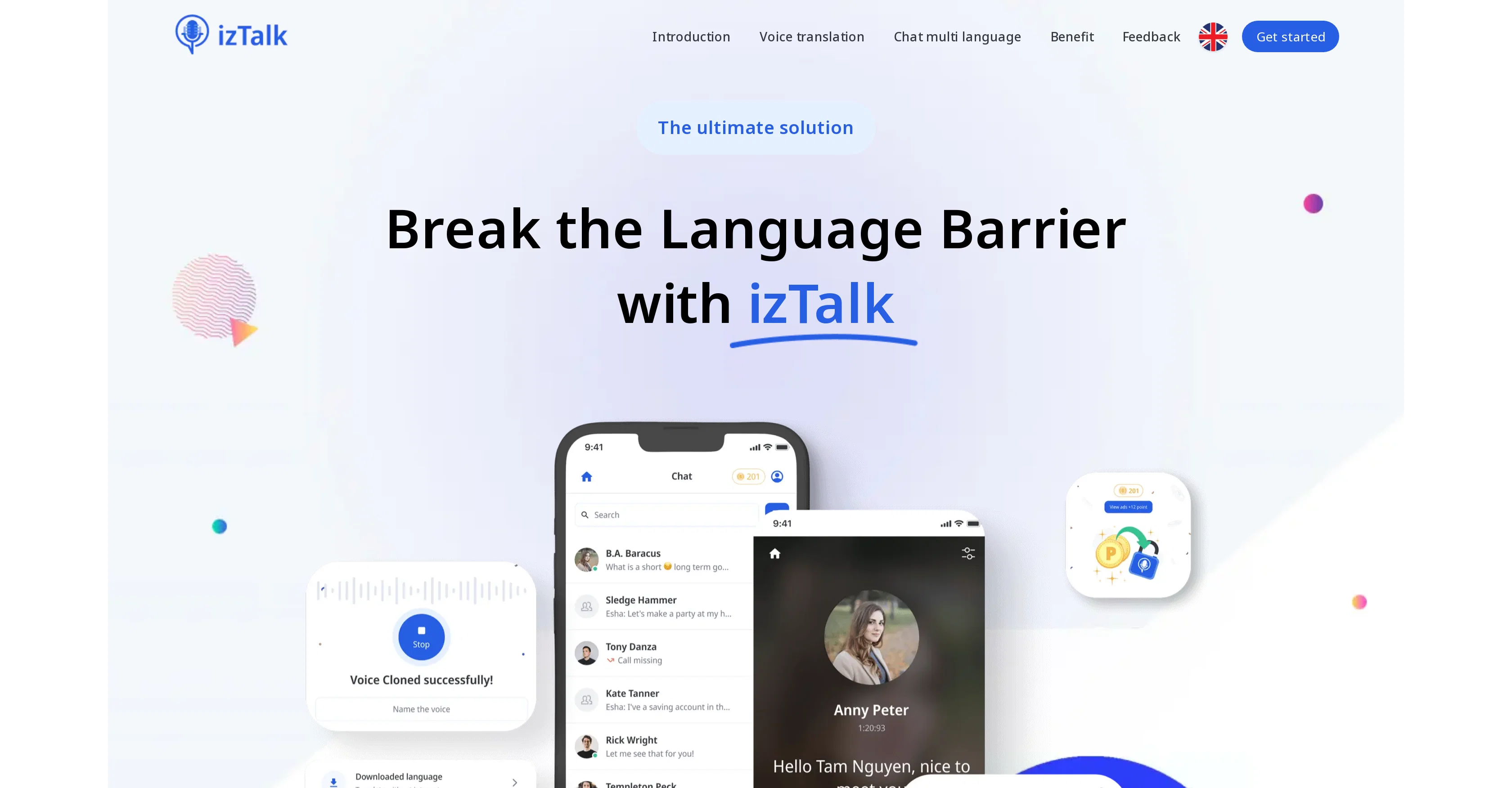 IzTalk screenshot