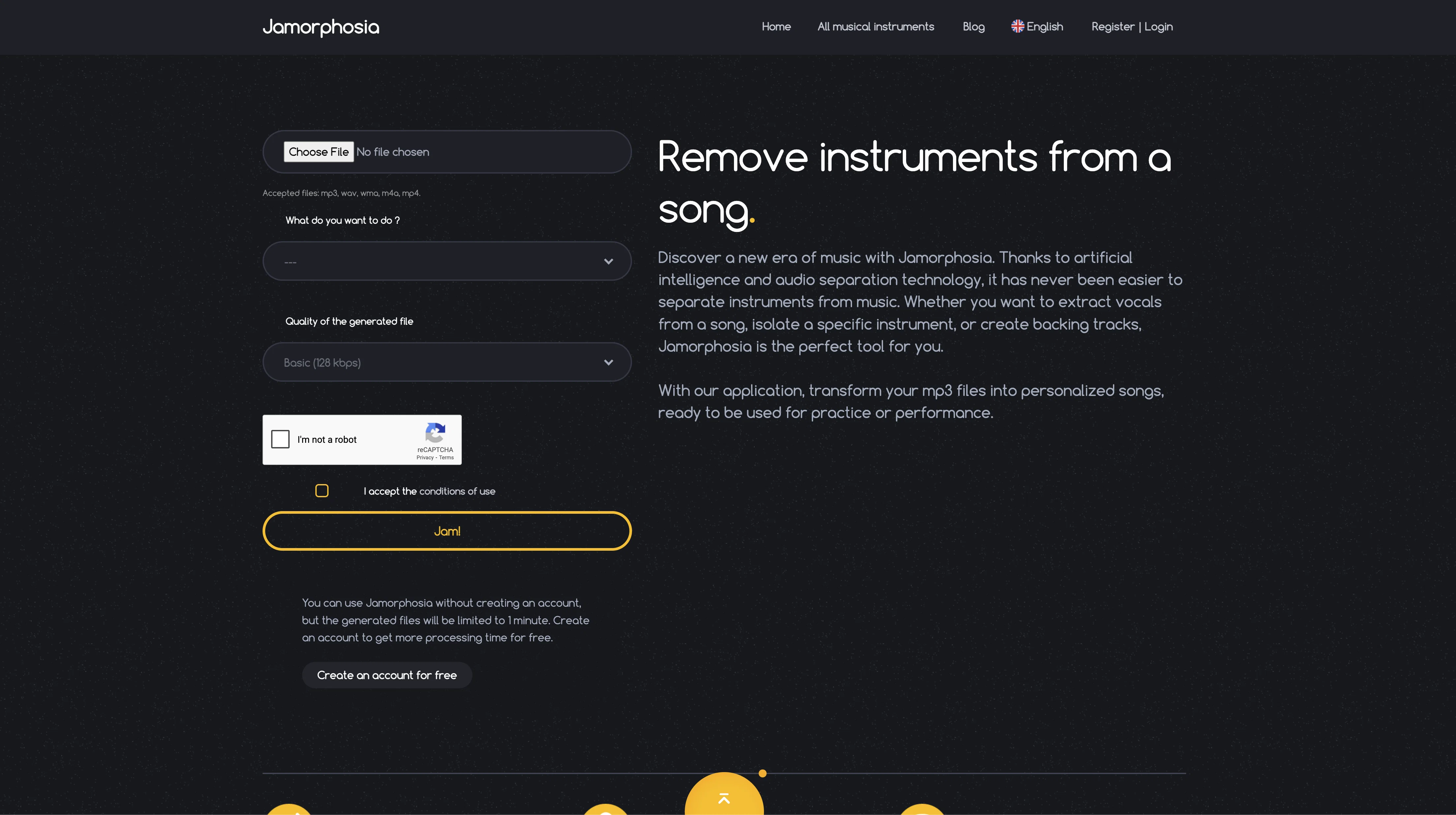Jamorphosia screenshot
