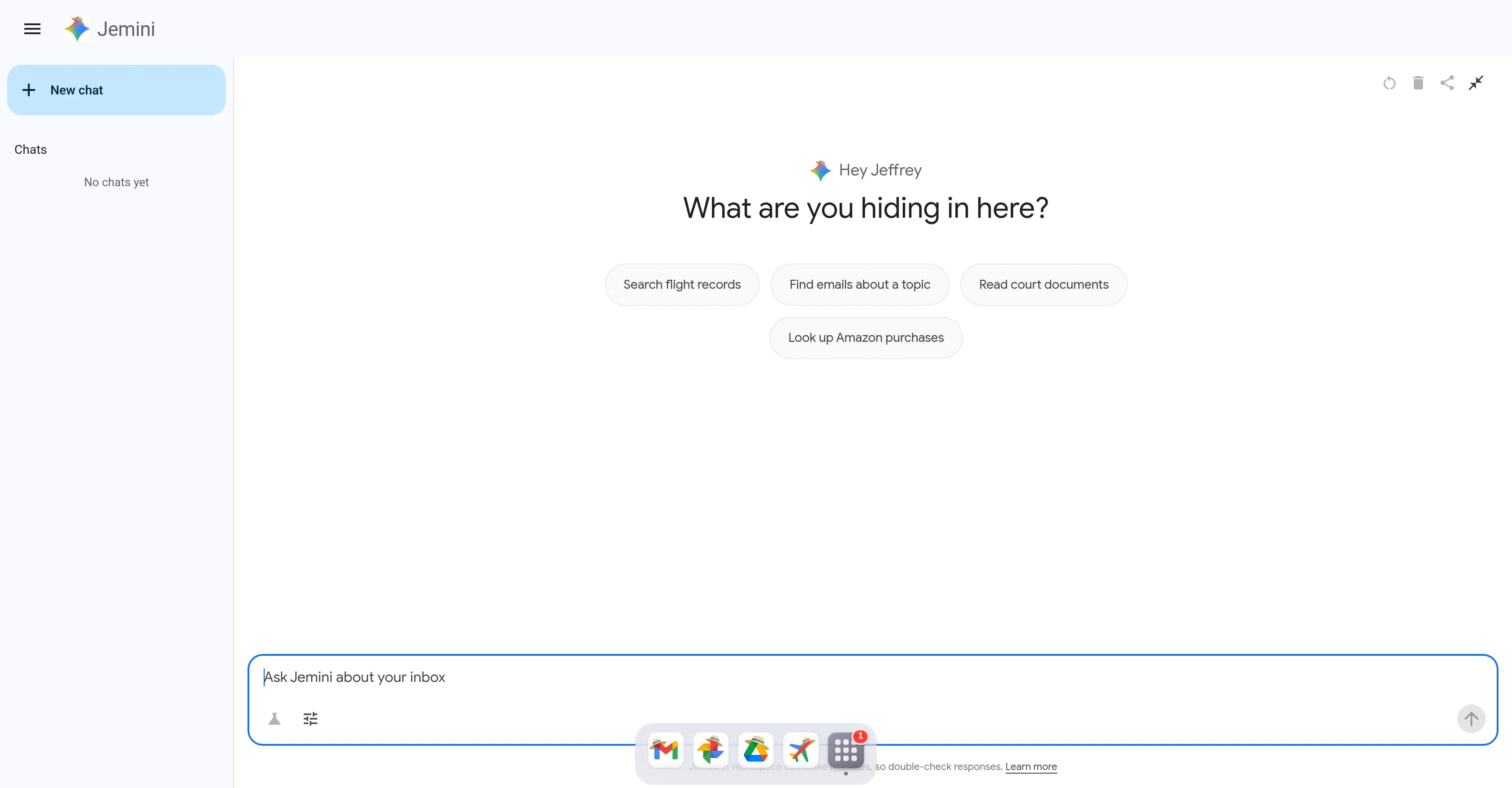 Jemini screenshot