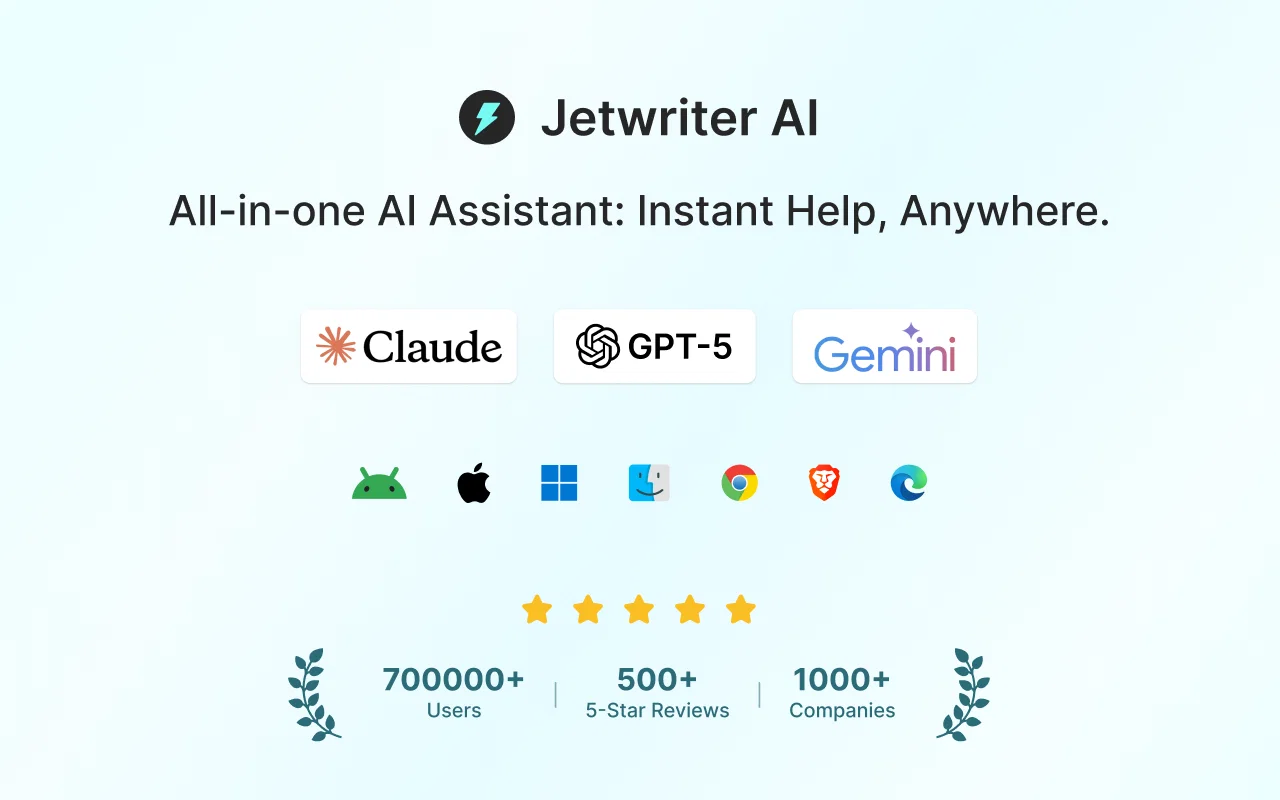 Jetwriter AI screenshot