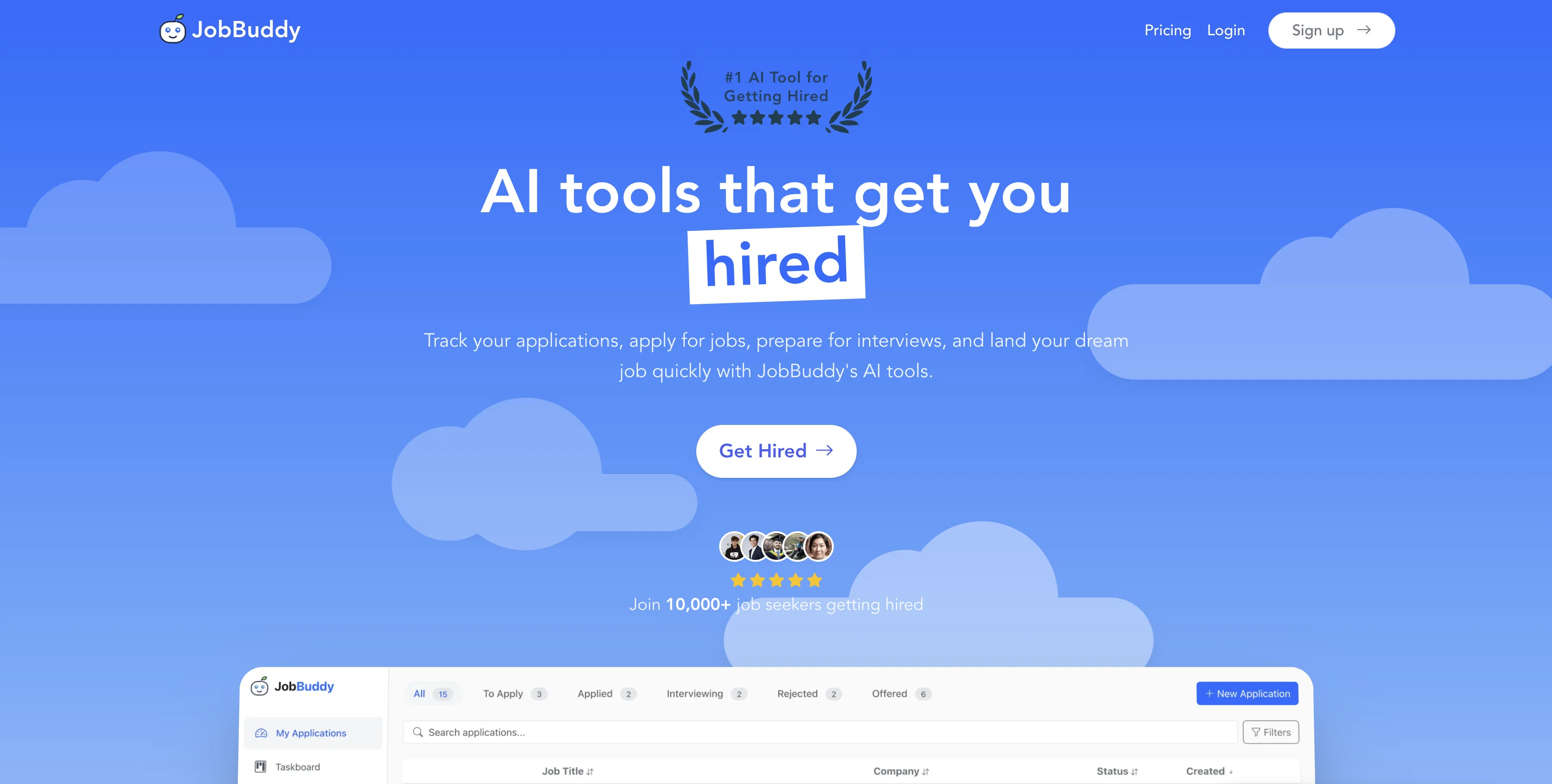 JobBuddy screenshot
