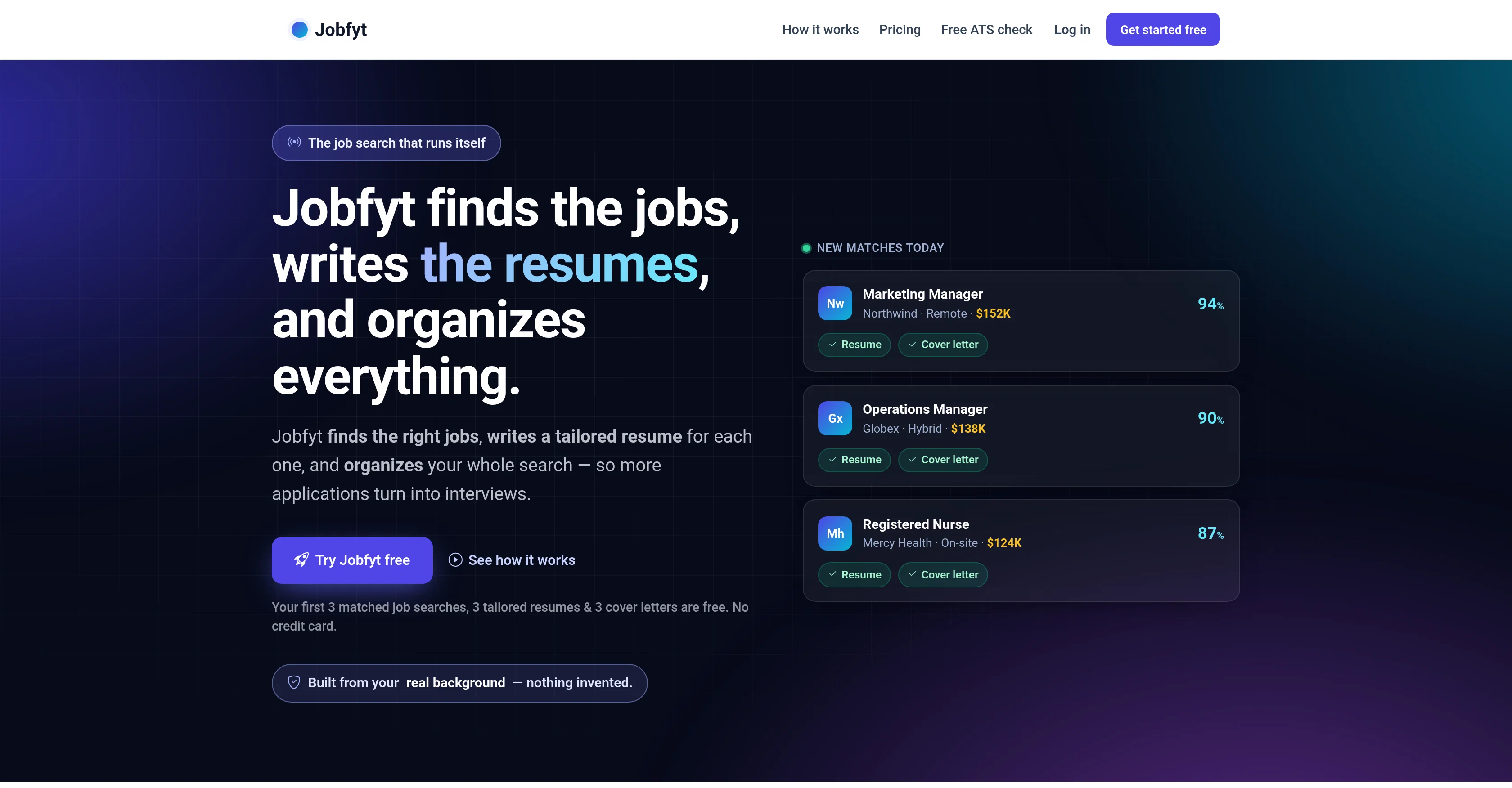 Jobfyt screenshot