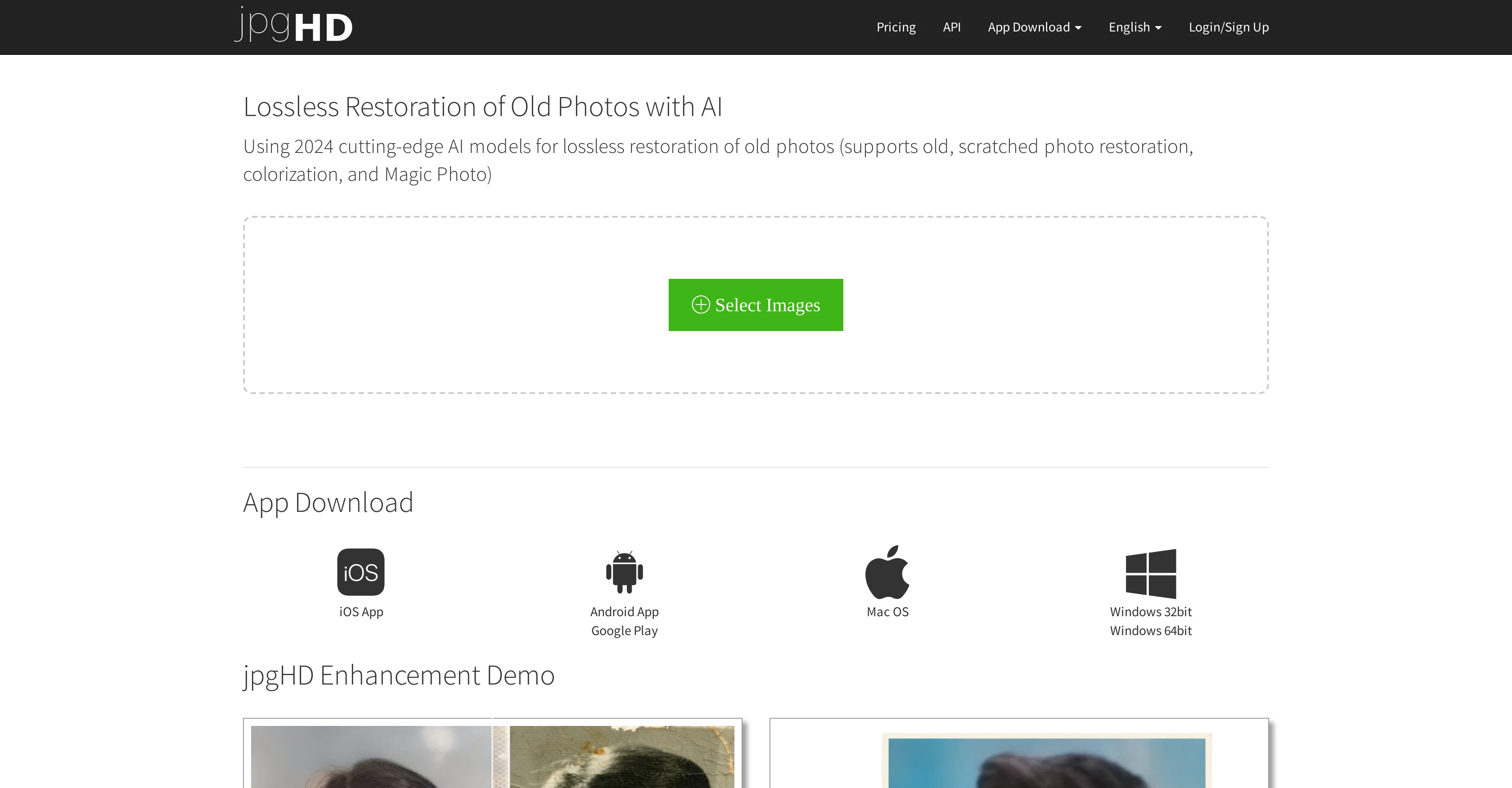jpgHD screenshot