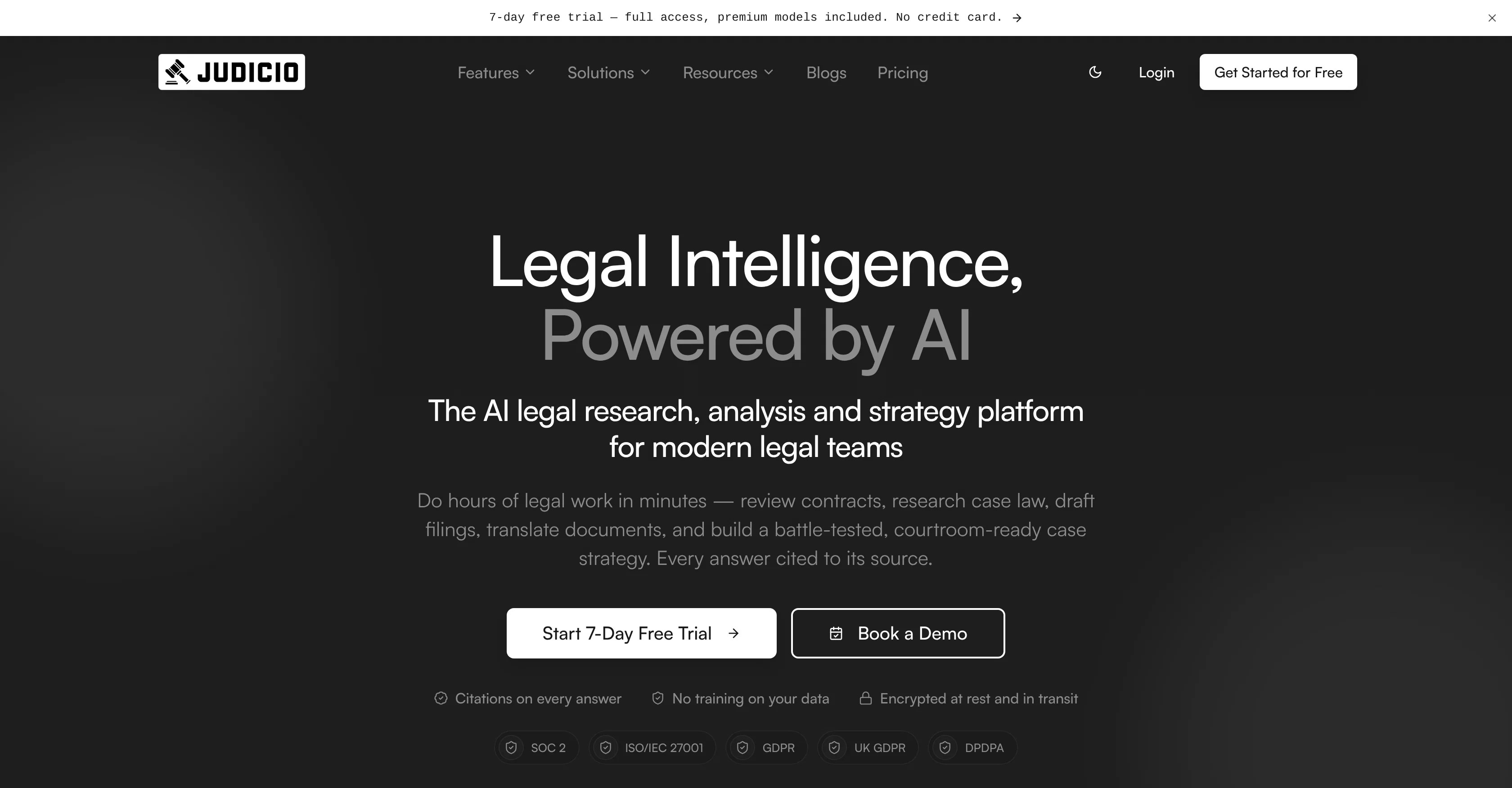 Judicio screenshot