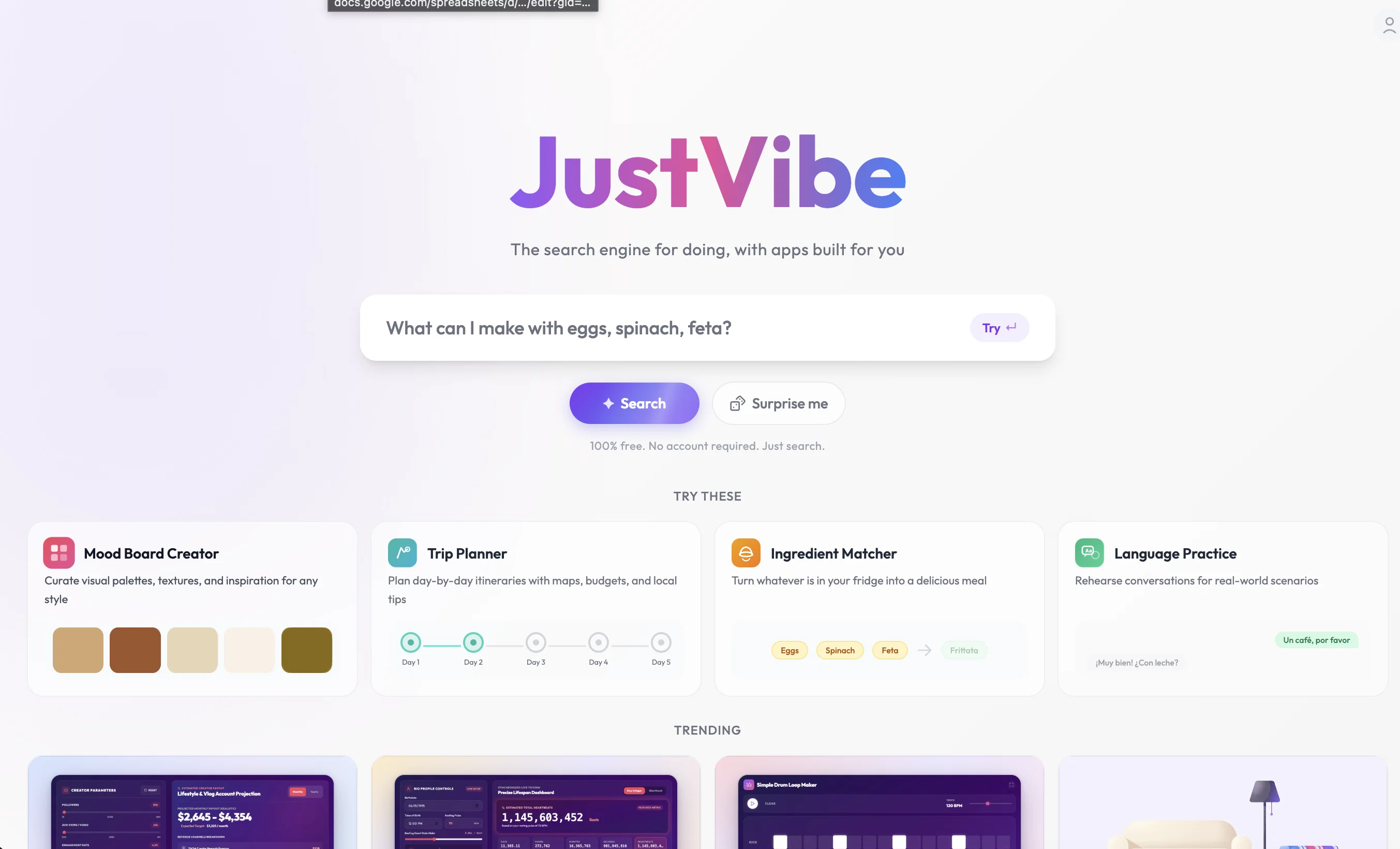 JustVibev1.5 screenshot