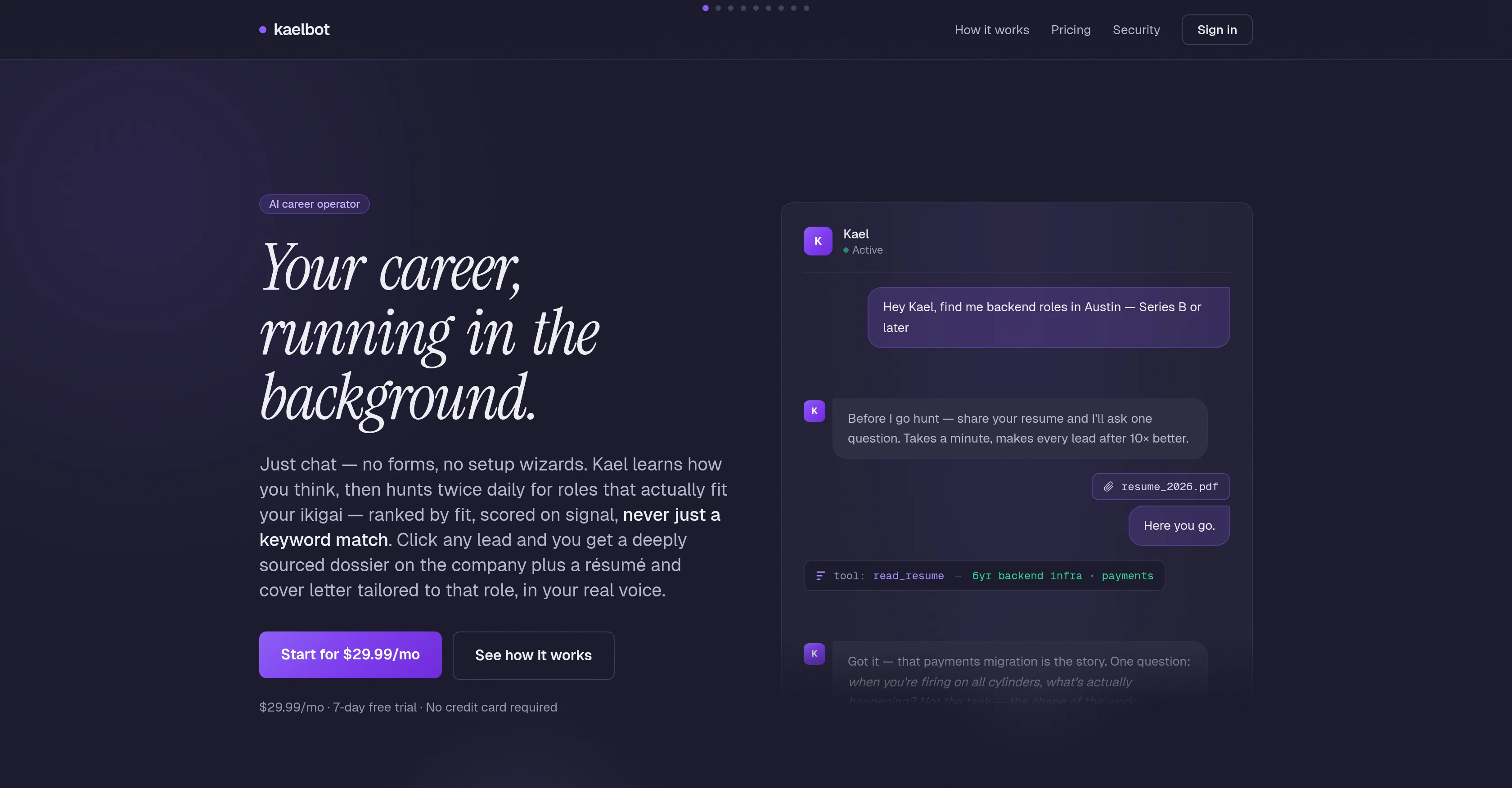 Kaelv1.1.0 screenshot