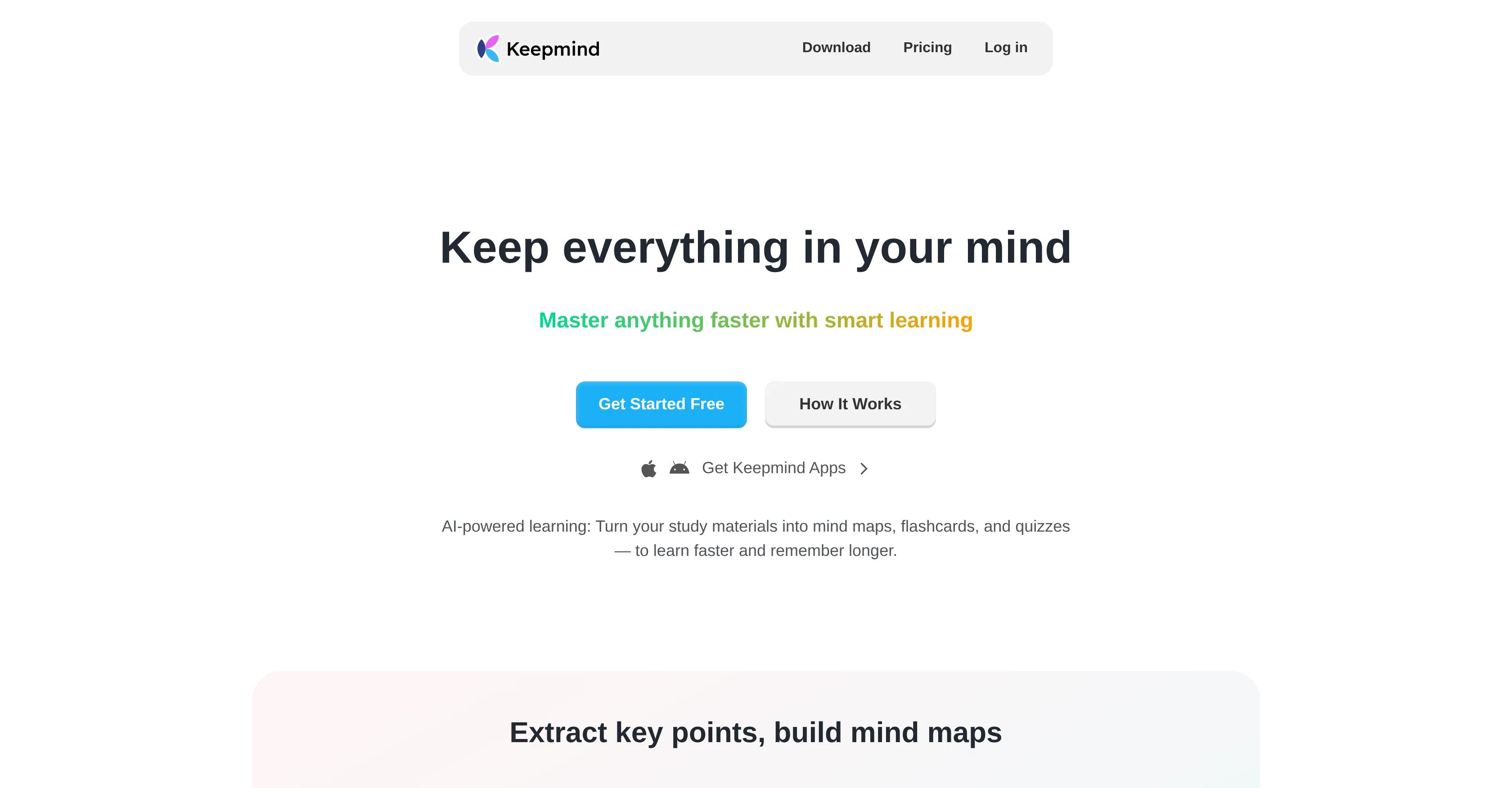 Keepmind screenshot