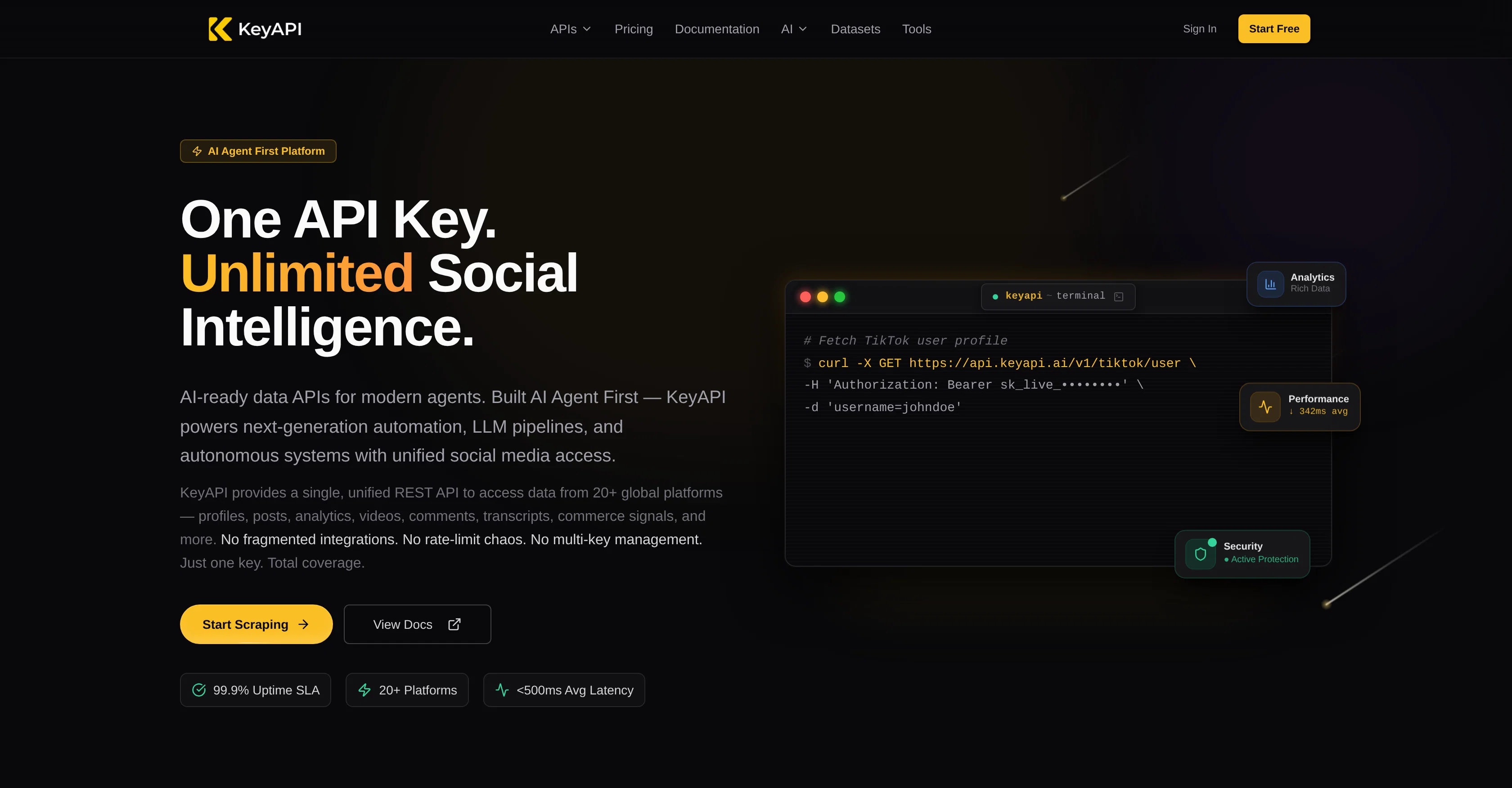 KeyAPI screenshot