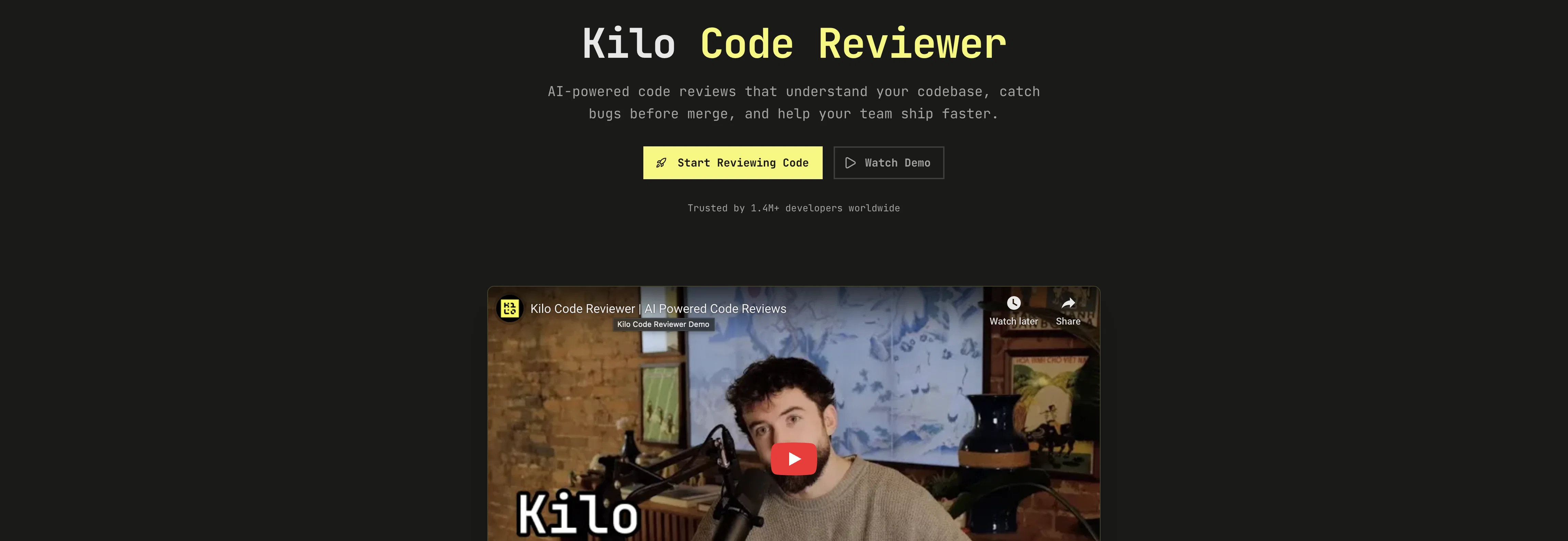 Kilo | Code Reviewer screenshot