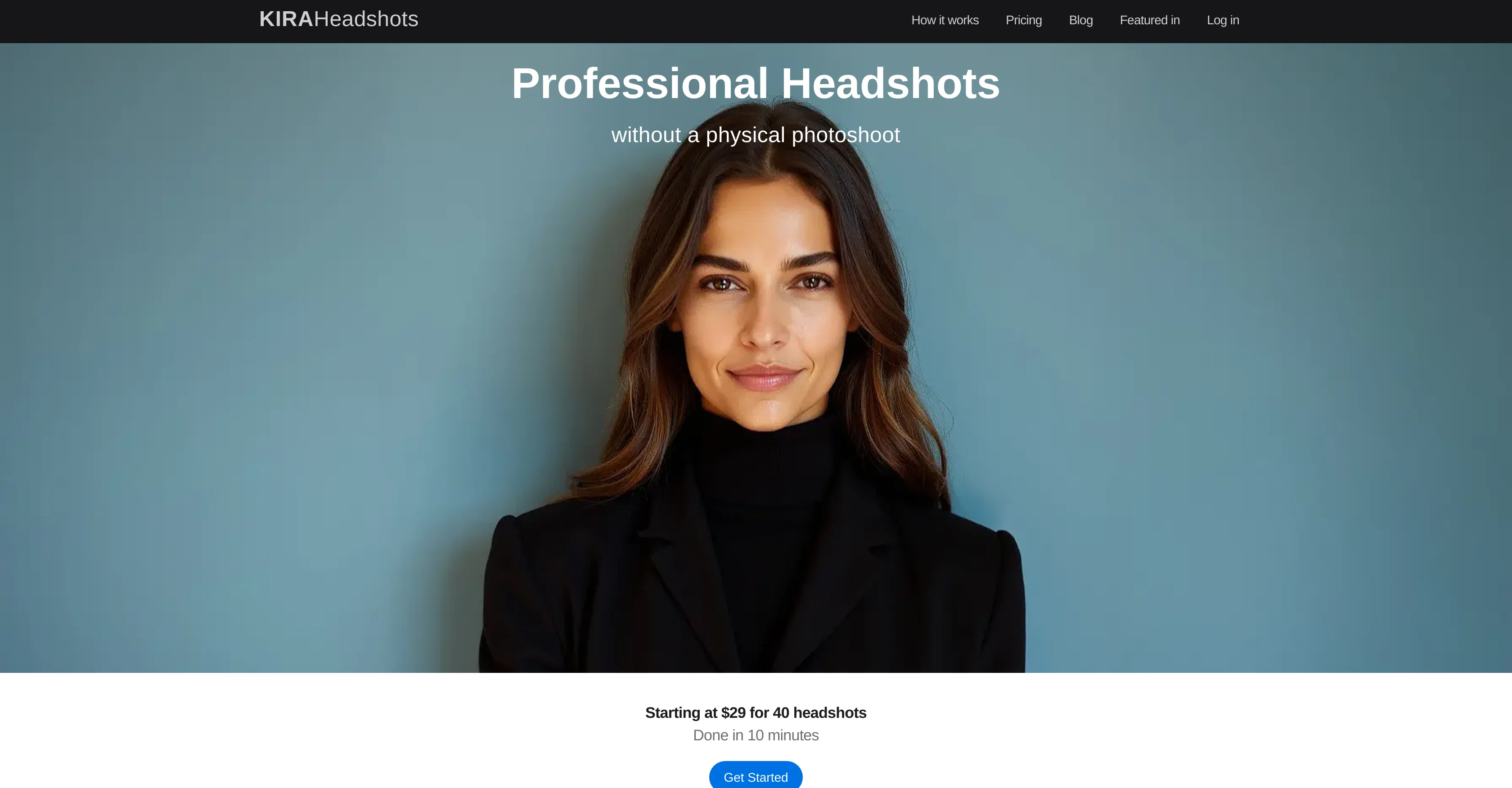 KiraHeadshots screenshot