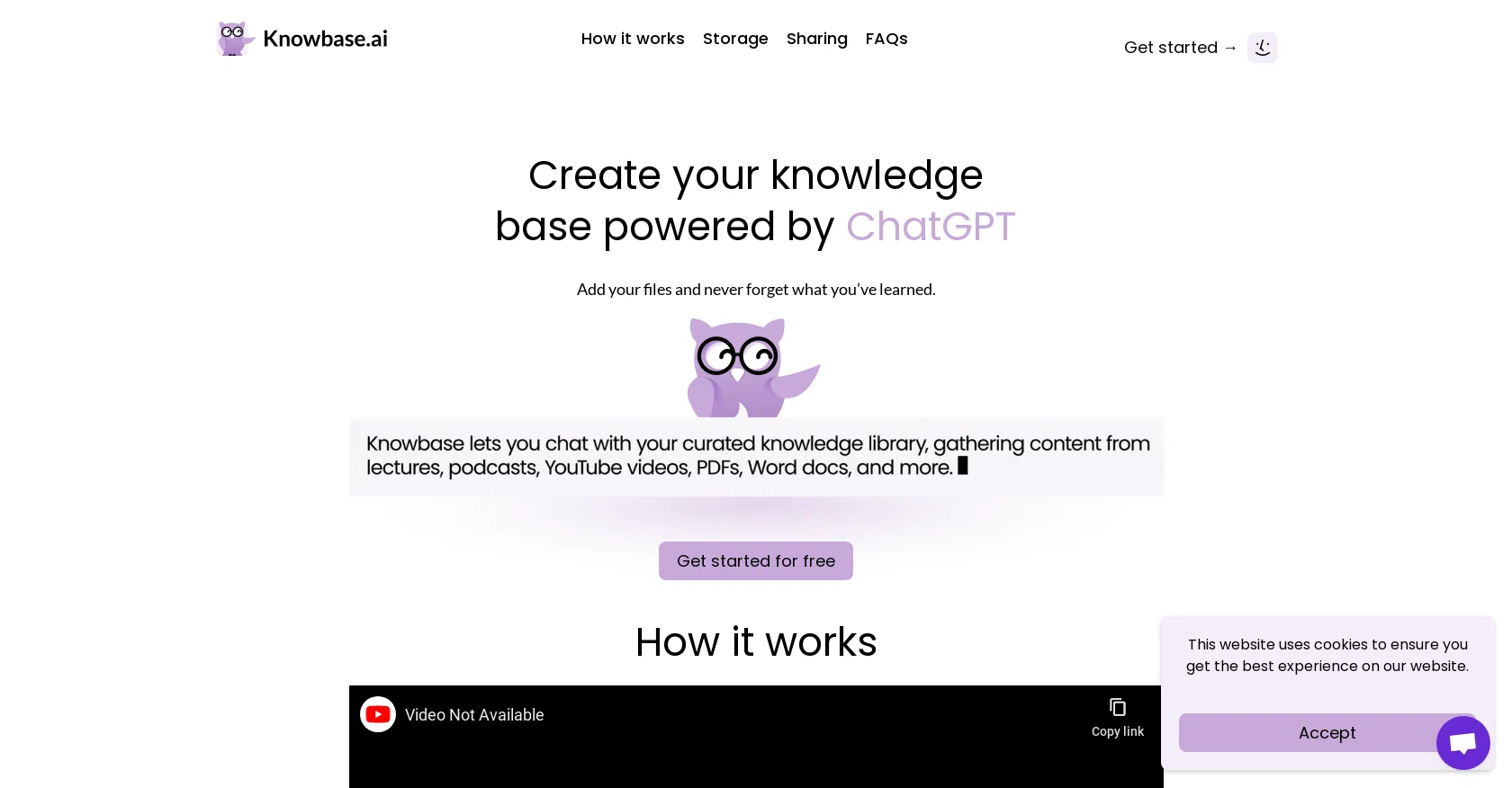 Knowbase screenshot