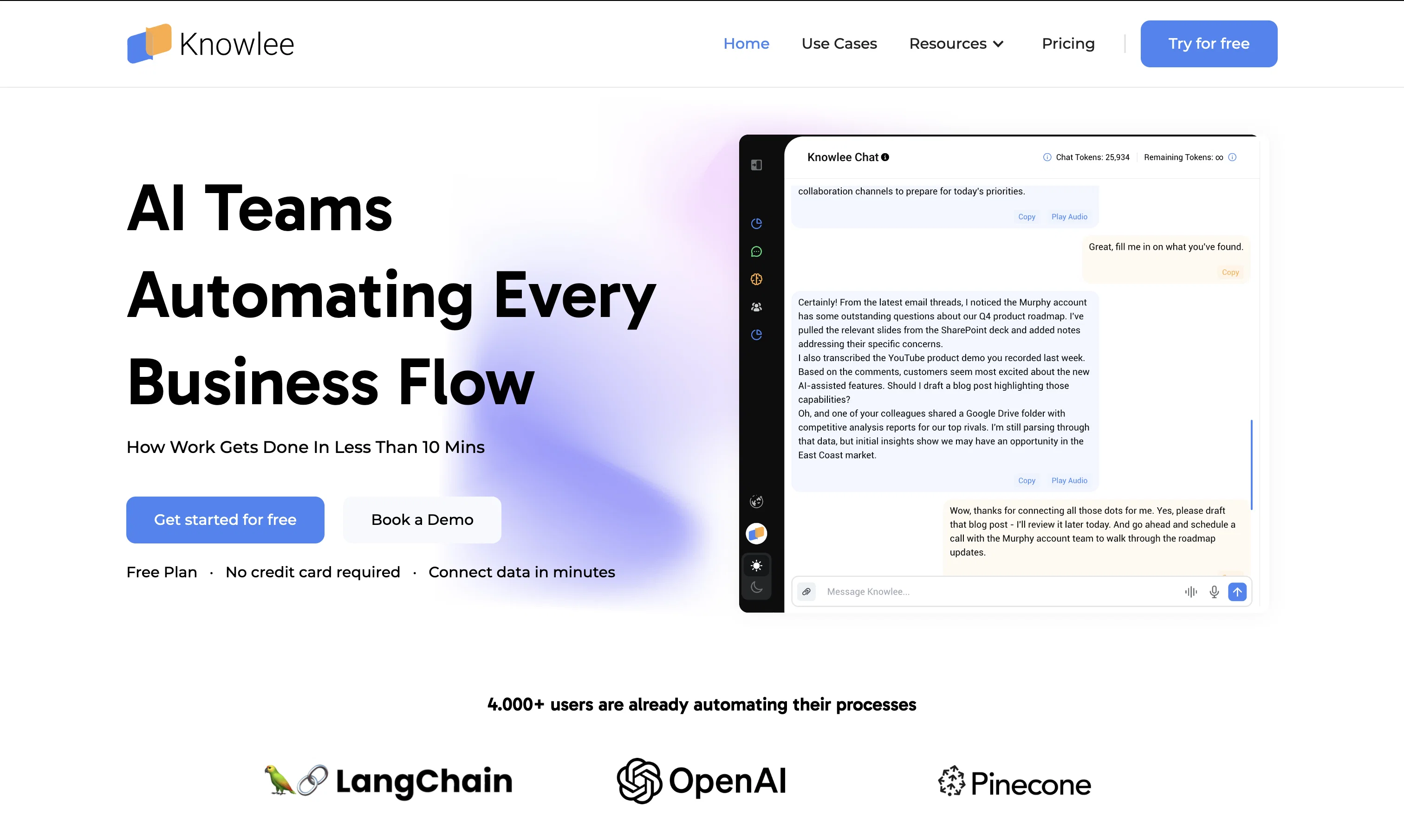 Knowlee screenshot