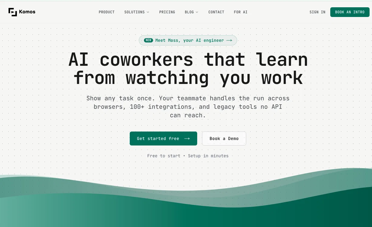 Komos - Meet your AI coworkerv2.5 screenshot