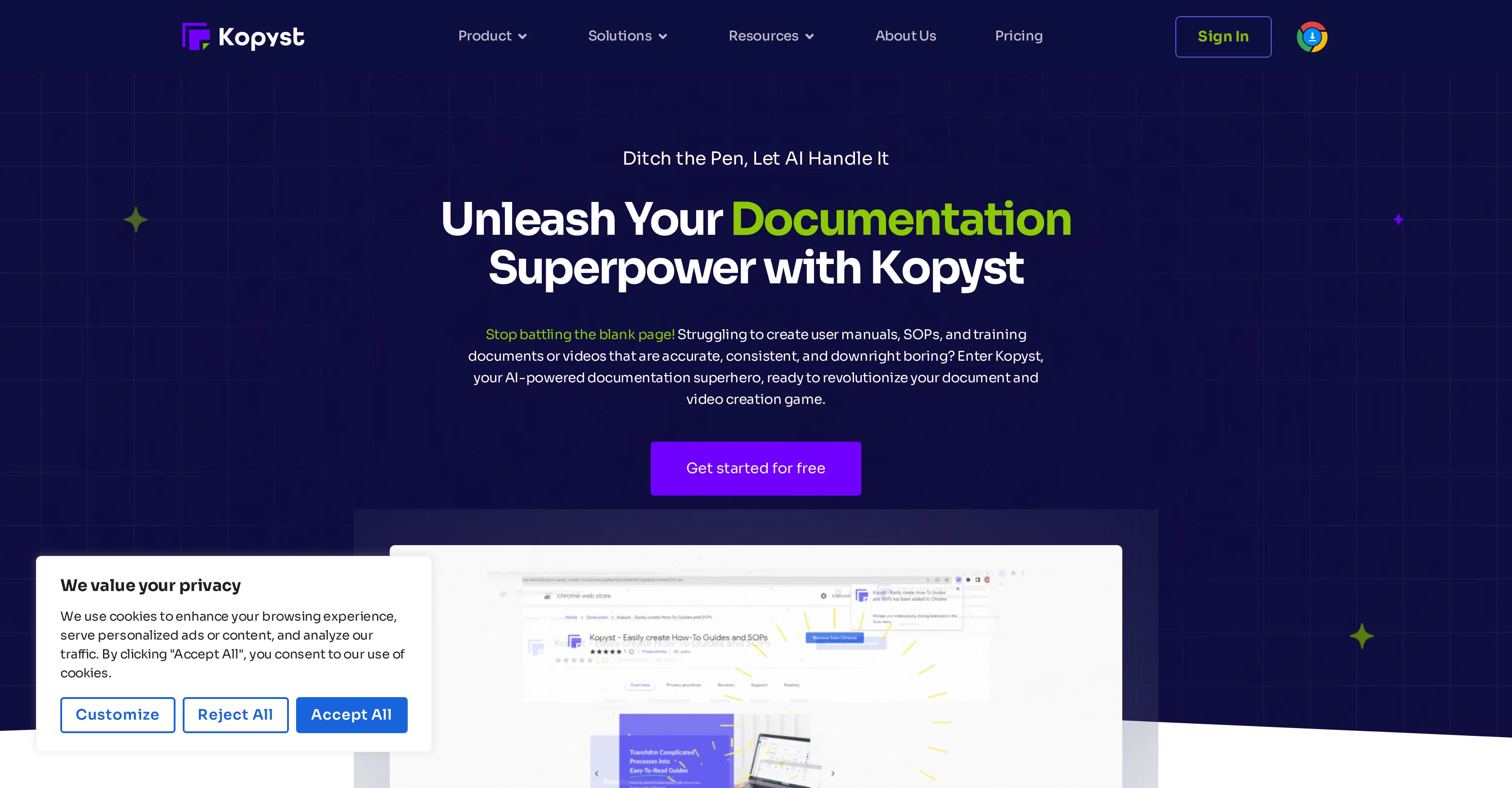 Kopyst screenshot