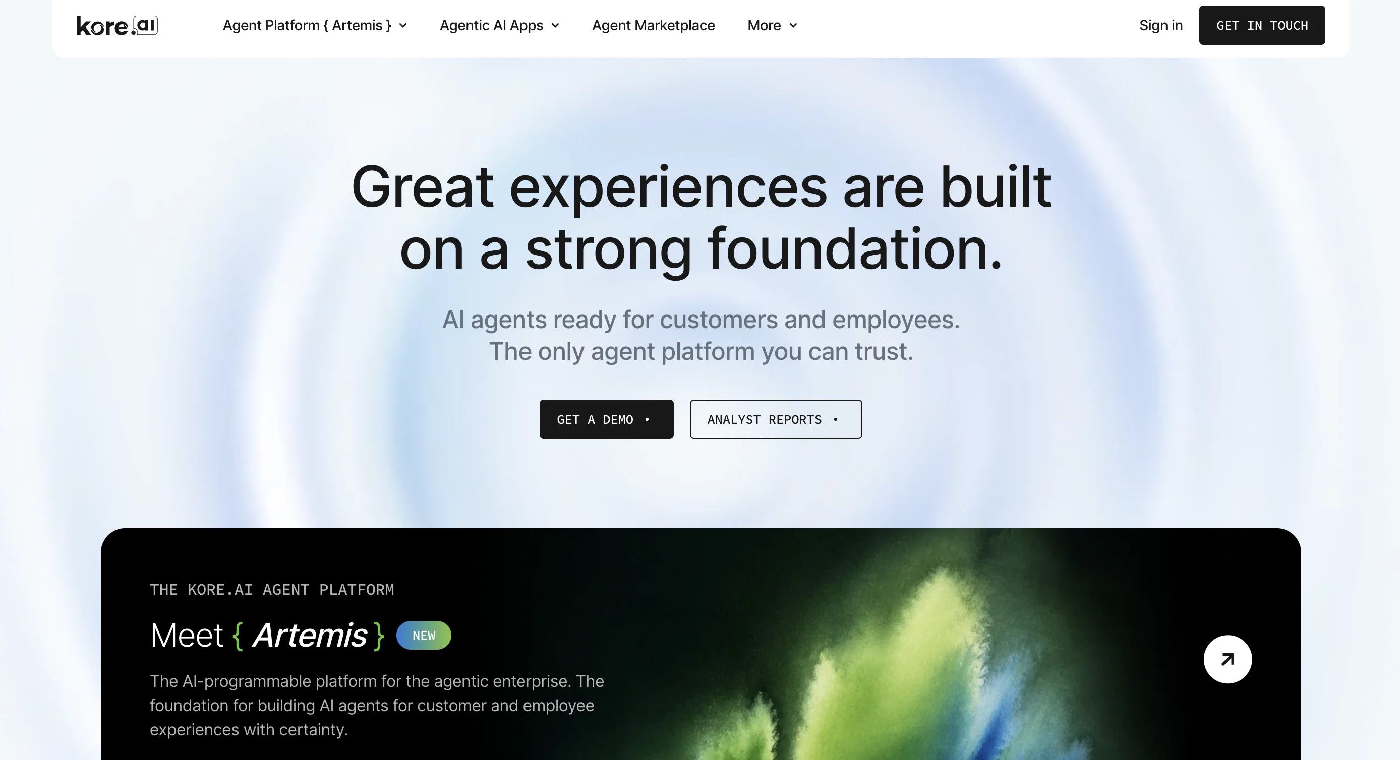 Kore.ai screenshot