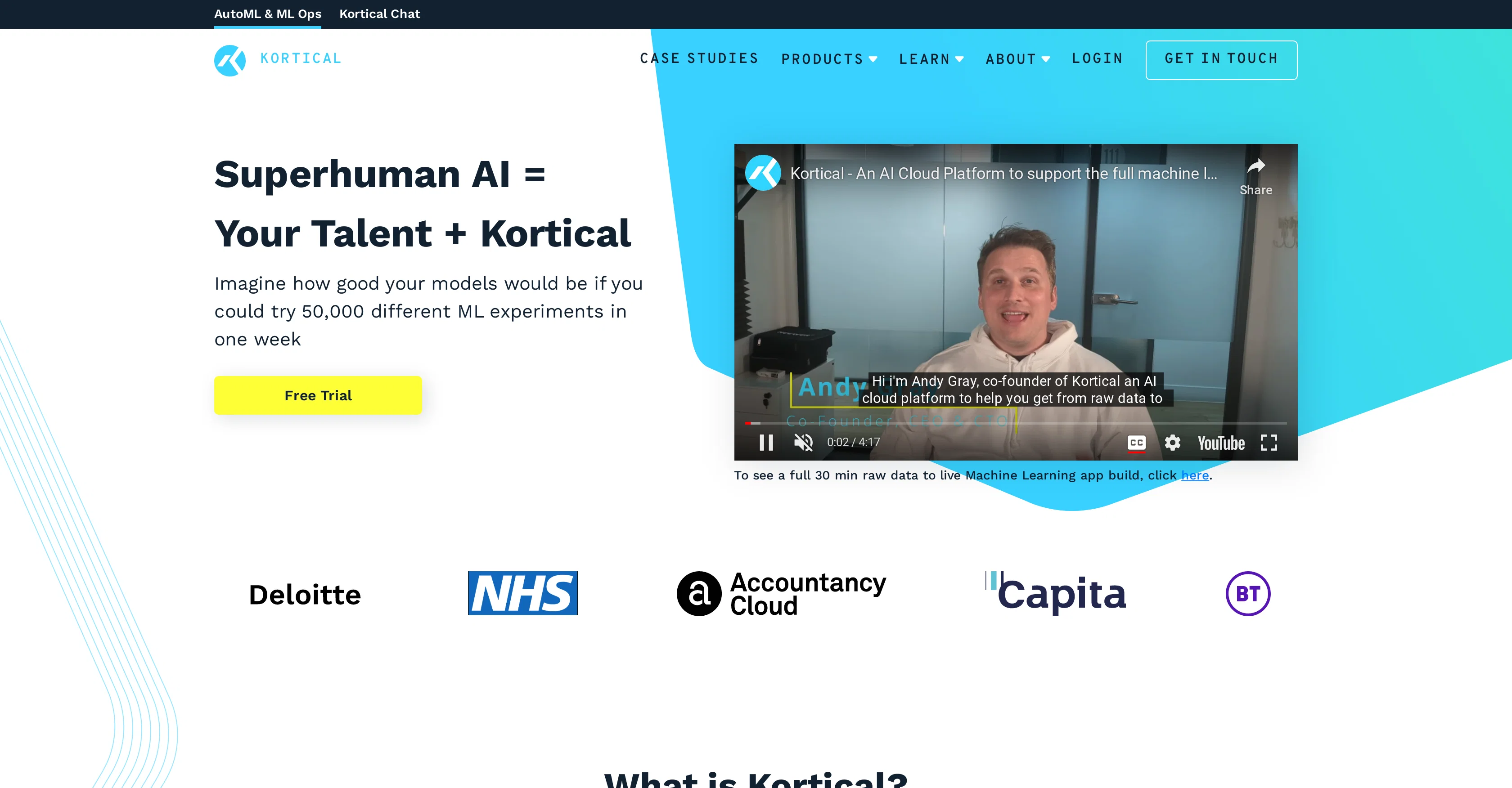 Kortical screenshot