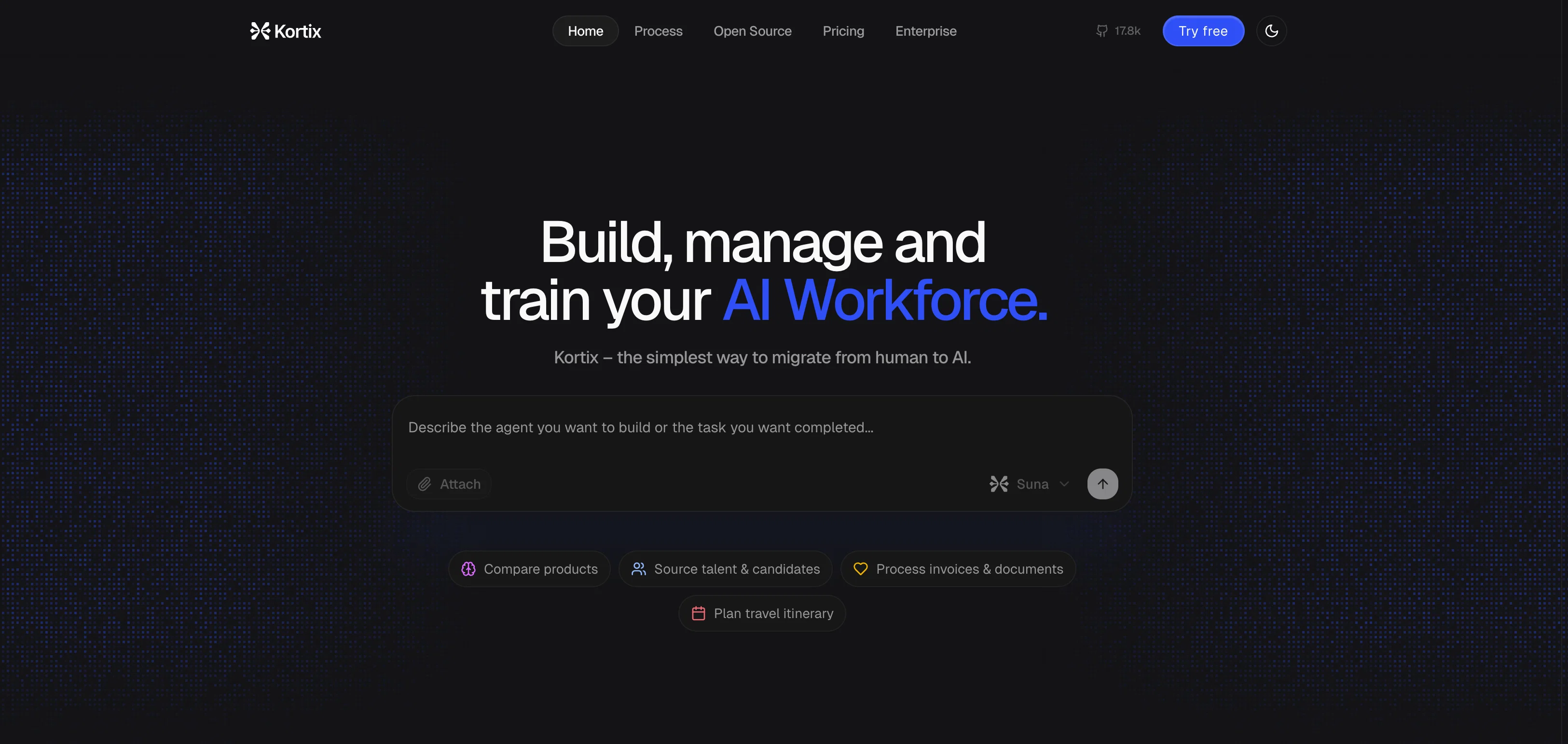 Kortix Suna screenshot
