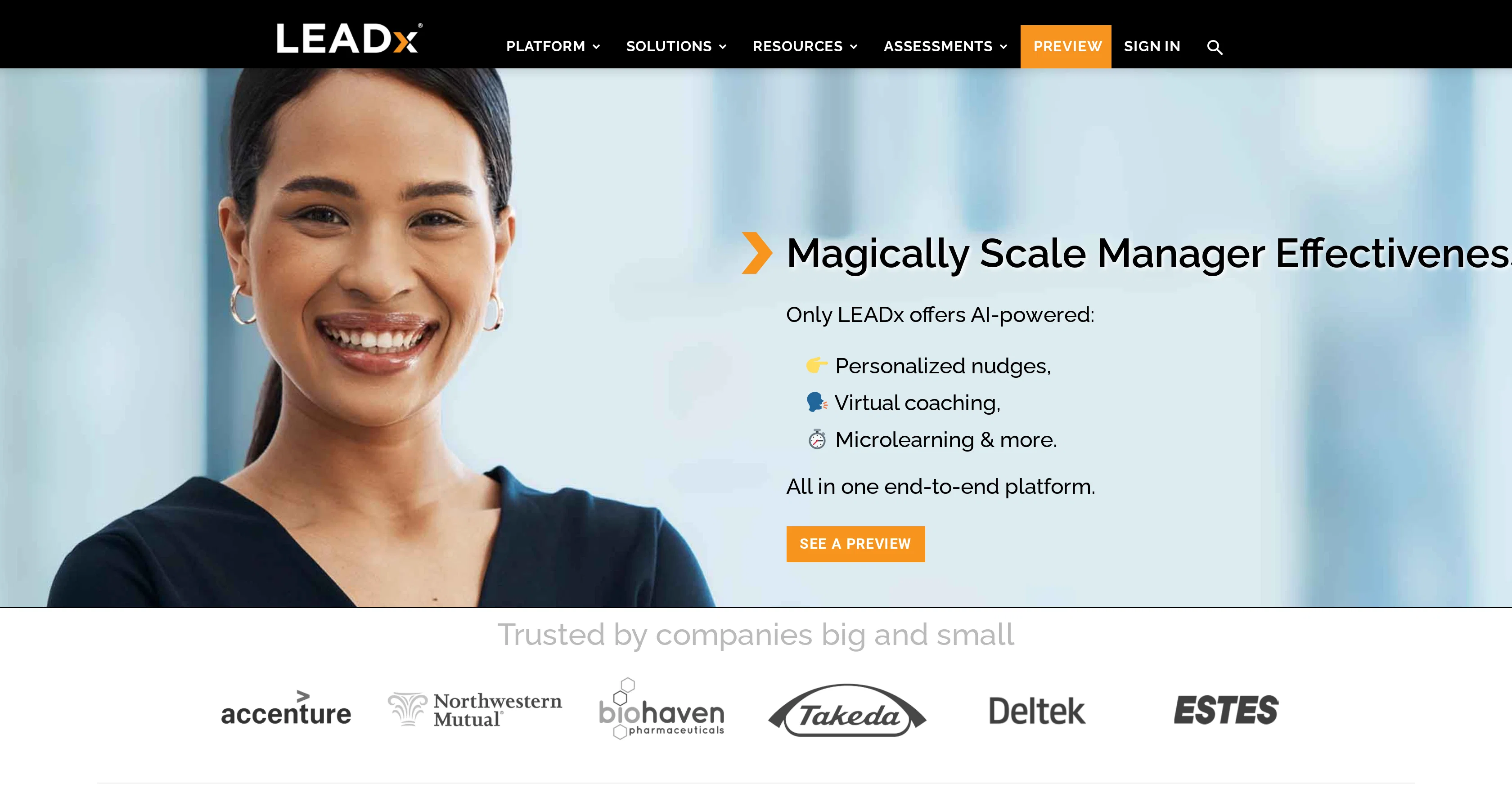 LEADx screenshot