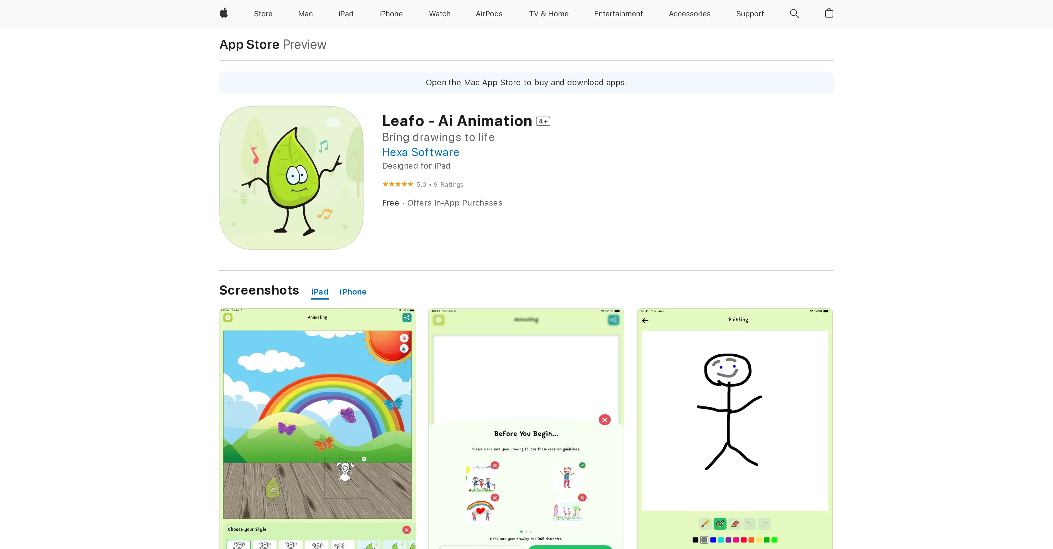 Leafo screenshot