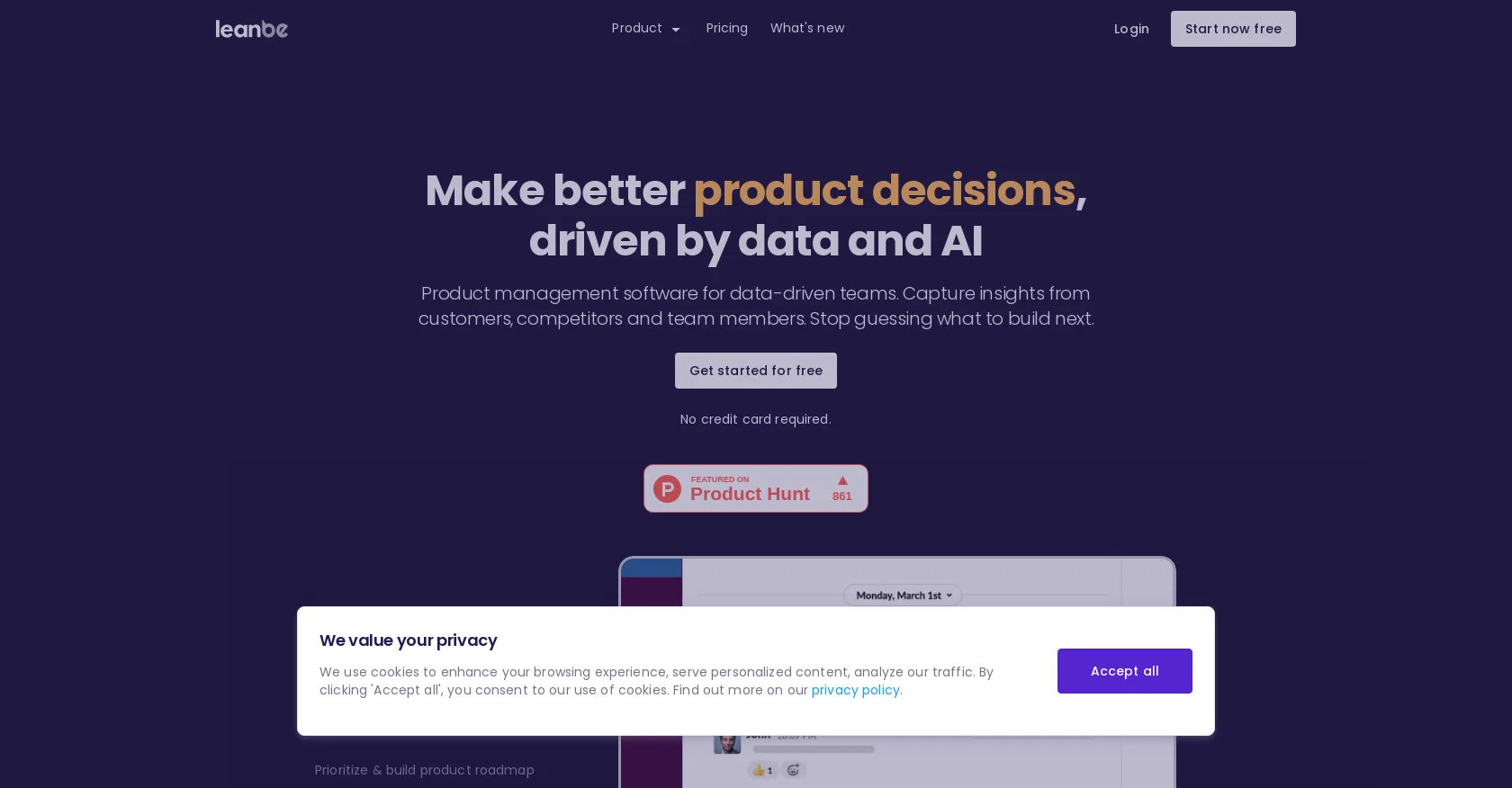 Leanbe screenshot