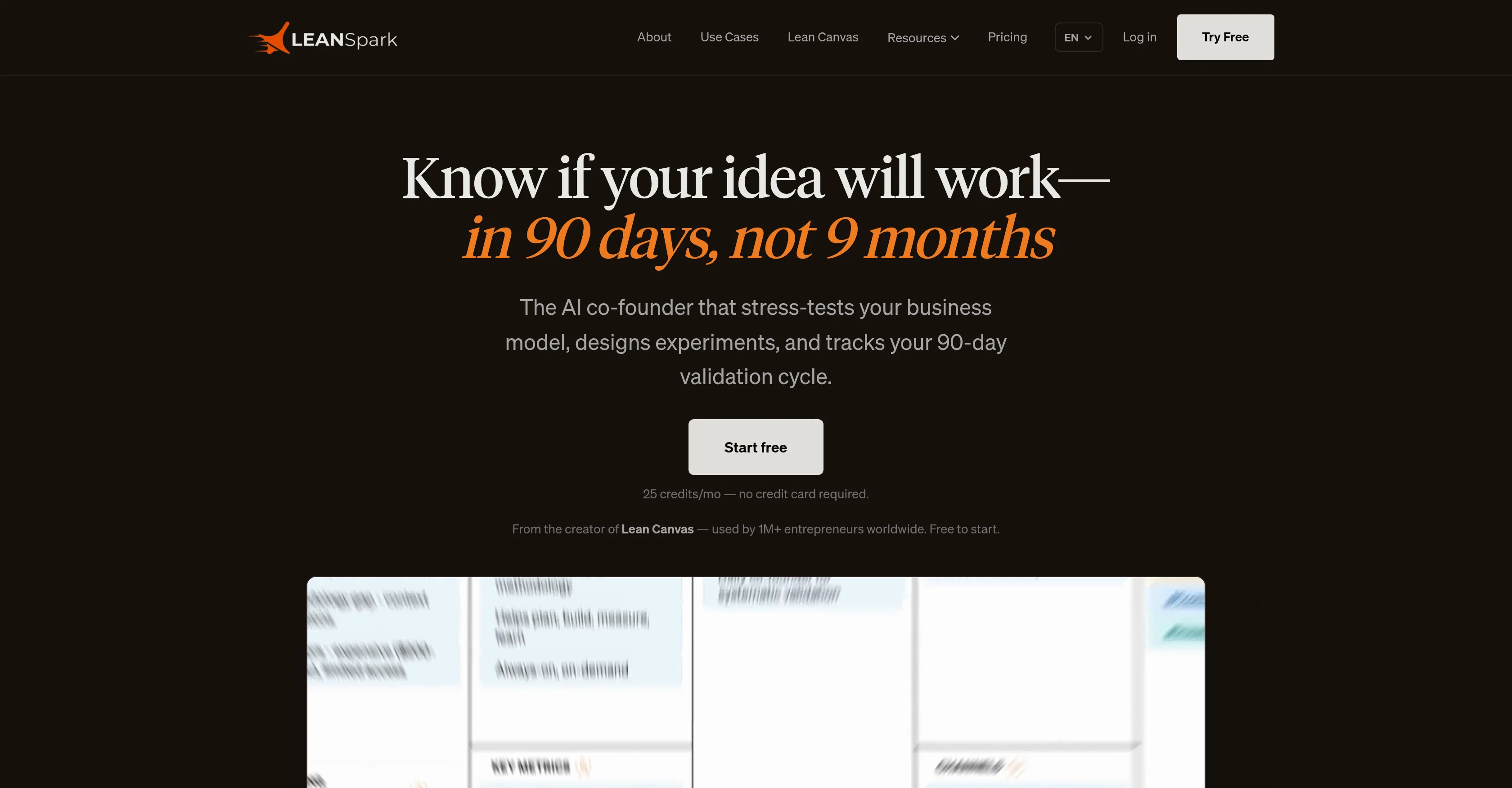 LEANSpark screenshot