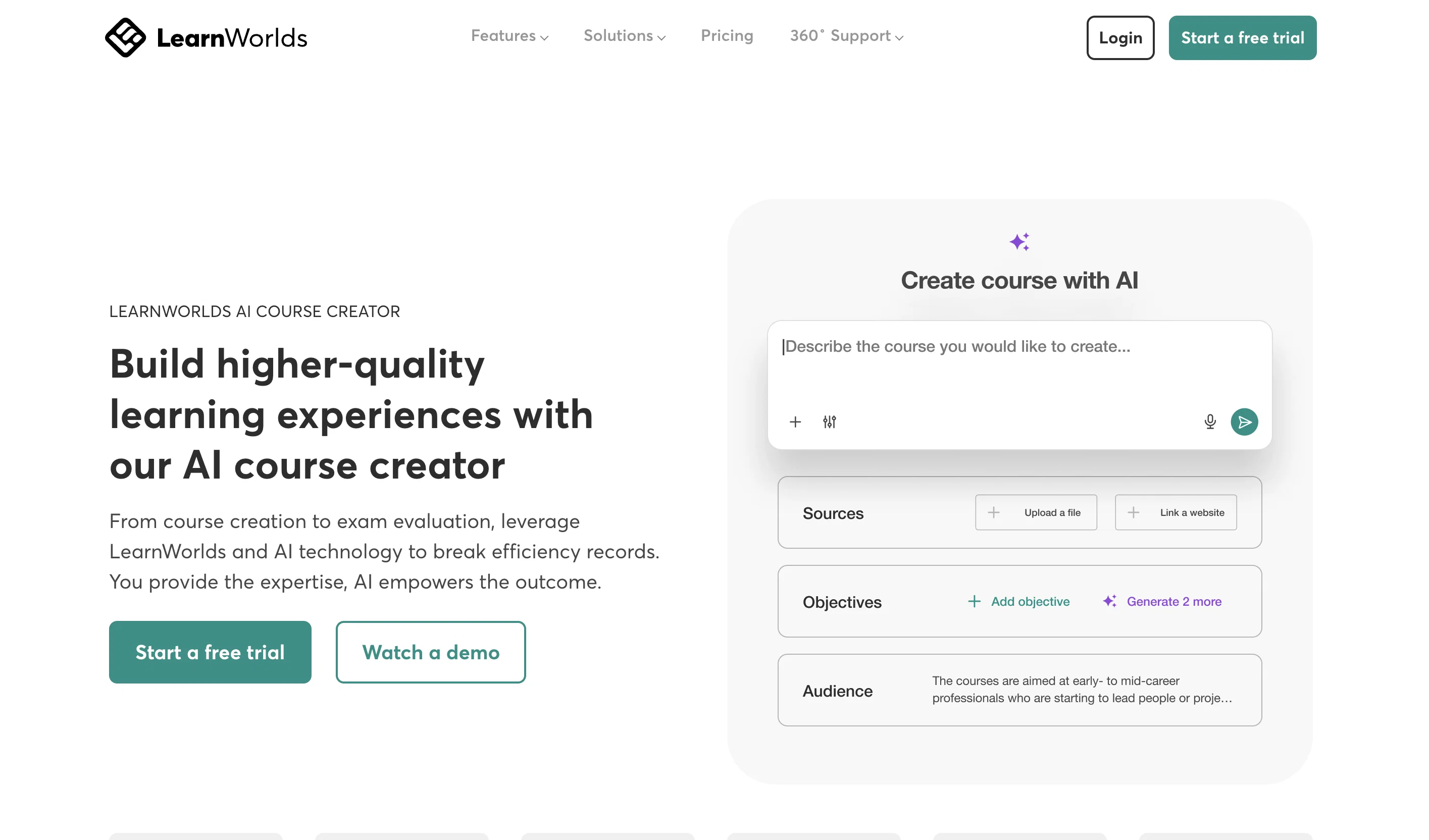 LearnWorlds screenshot