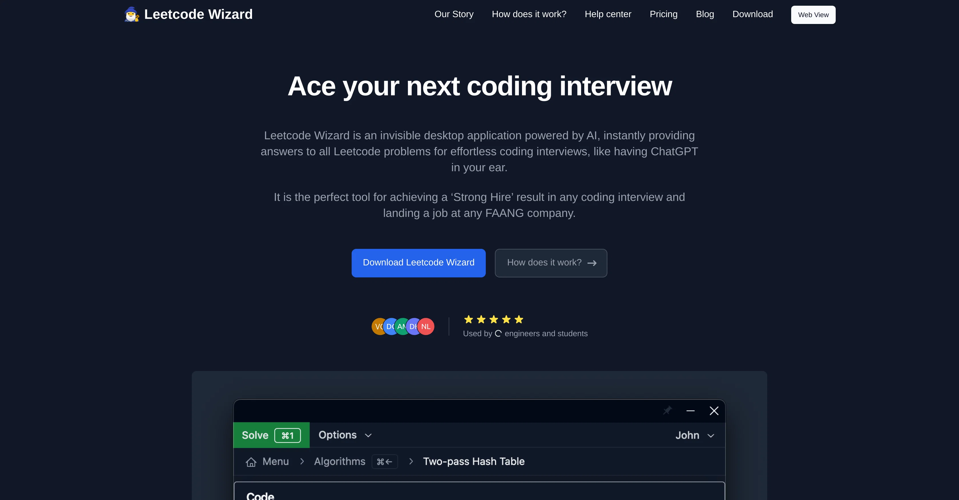 Leetcode Wizard screenshot