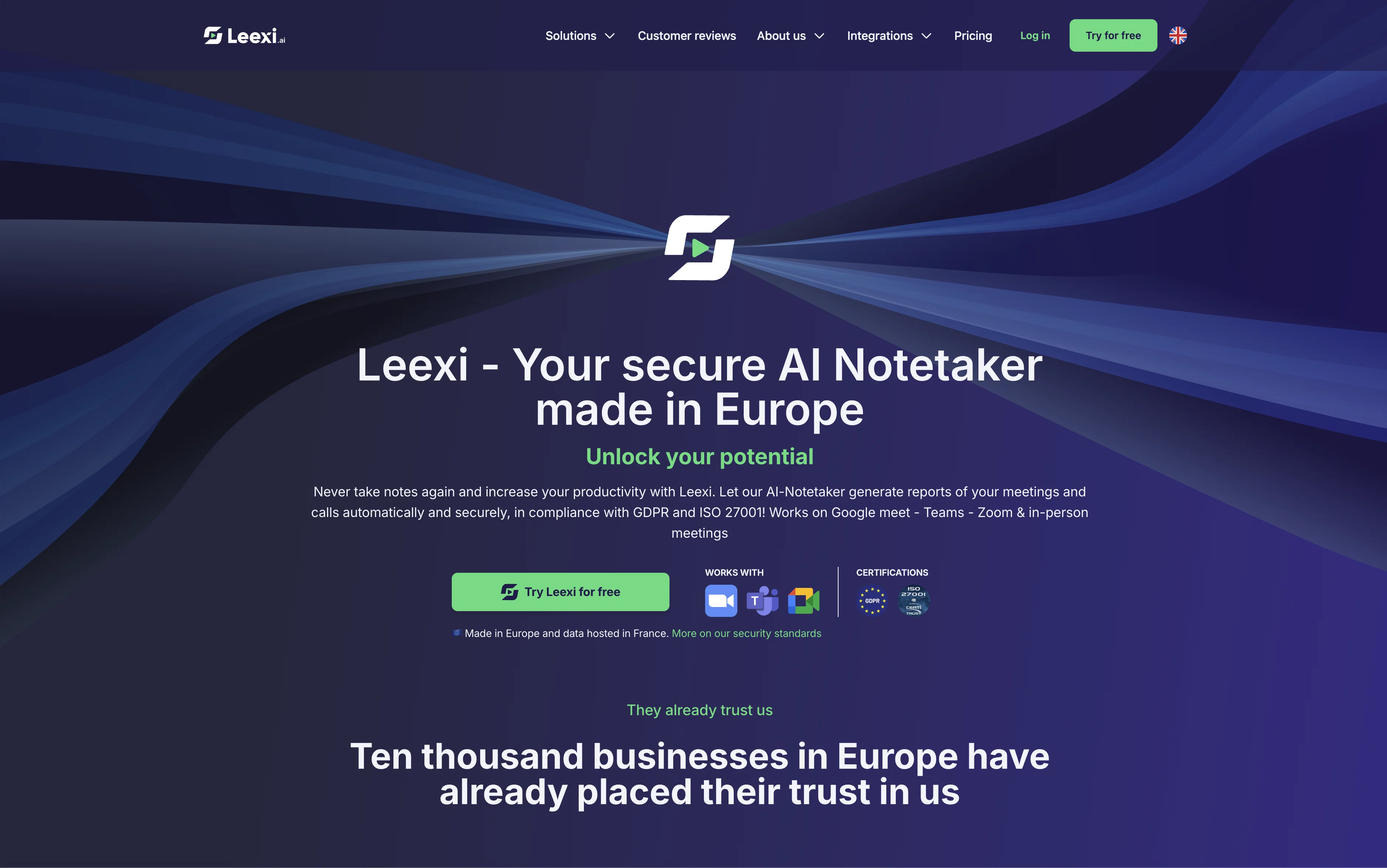 Leexi screenshot