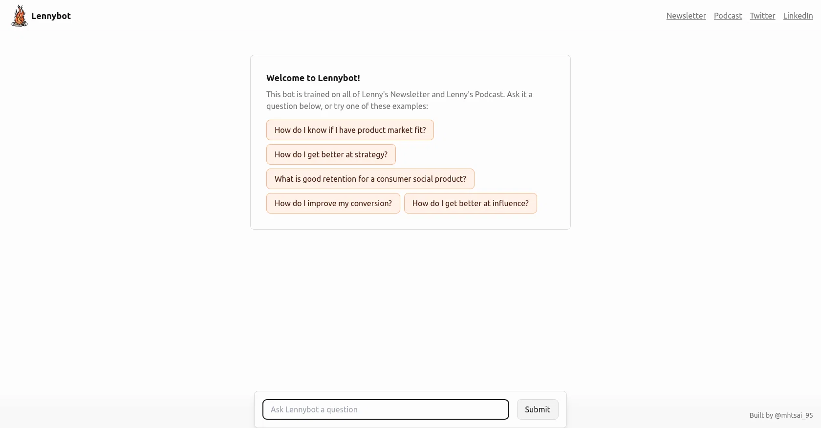 Lennybot screenshot