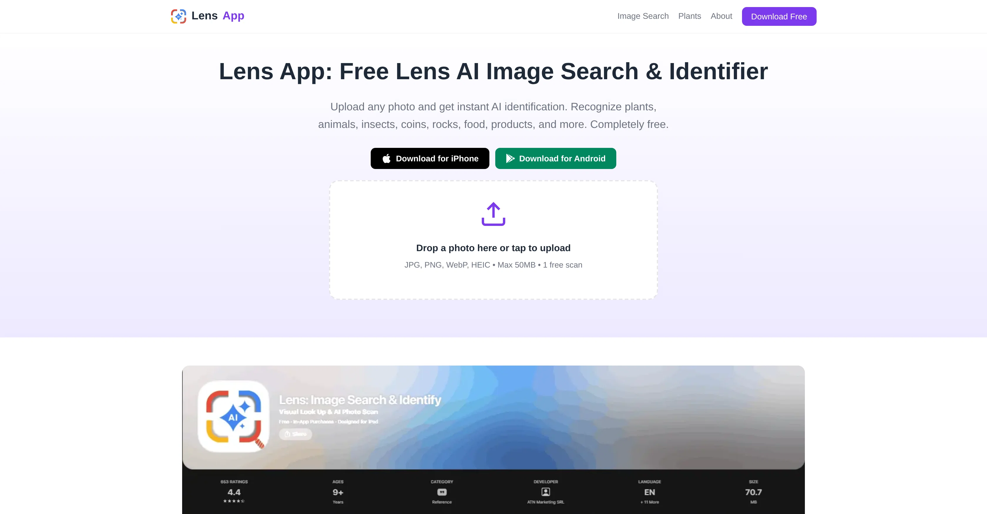 Lens AI screenshot