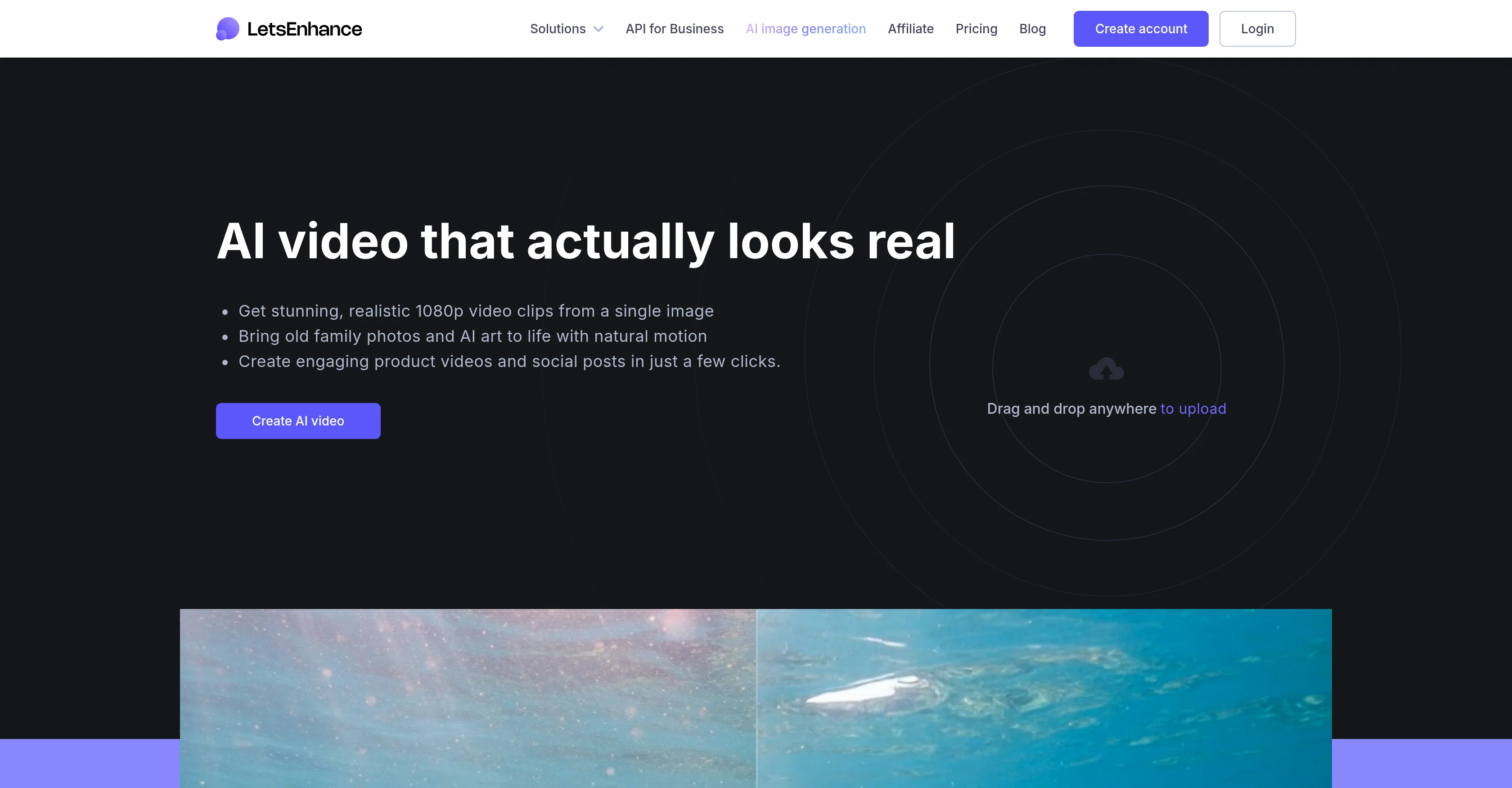 Lets Enhance AI Image to Video screenshot