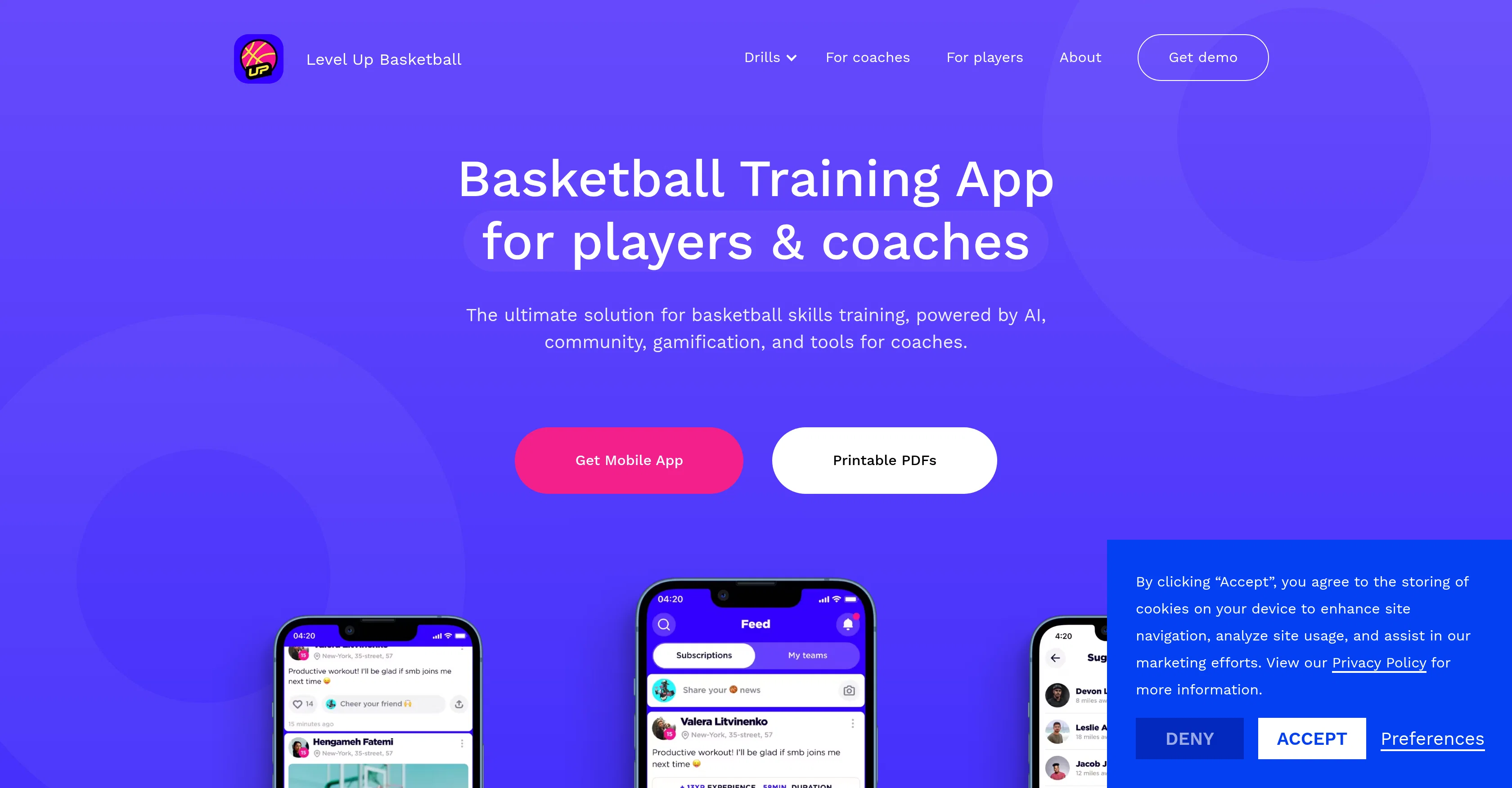 Level Up Basketball screenshot