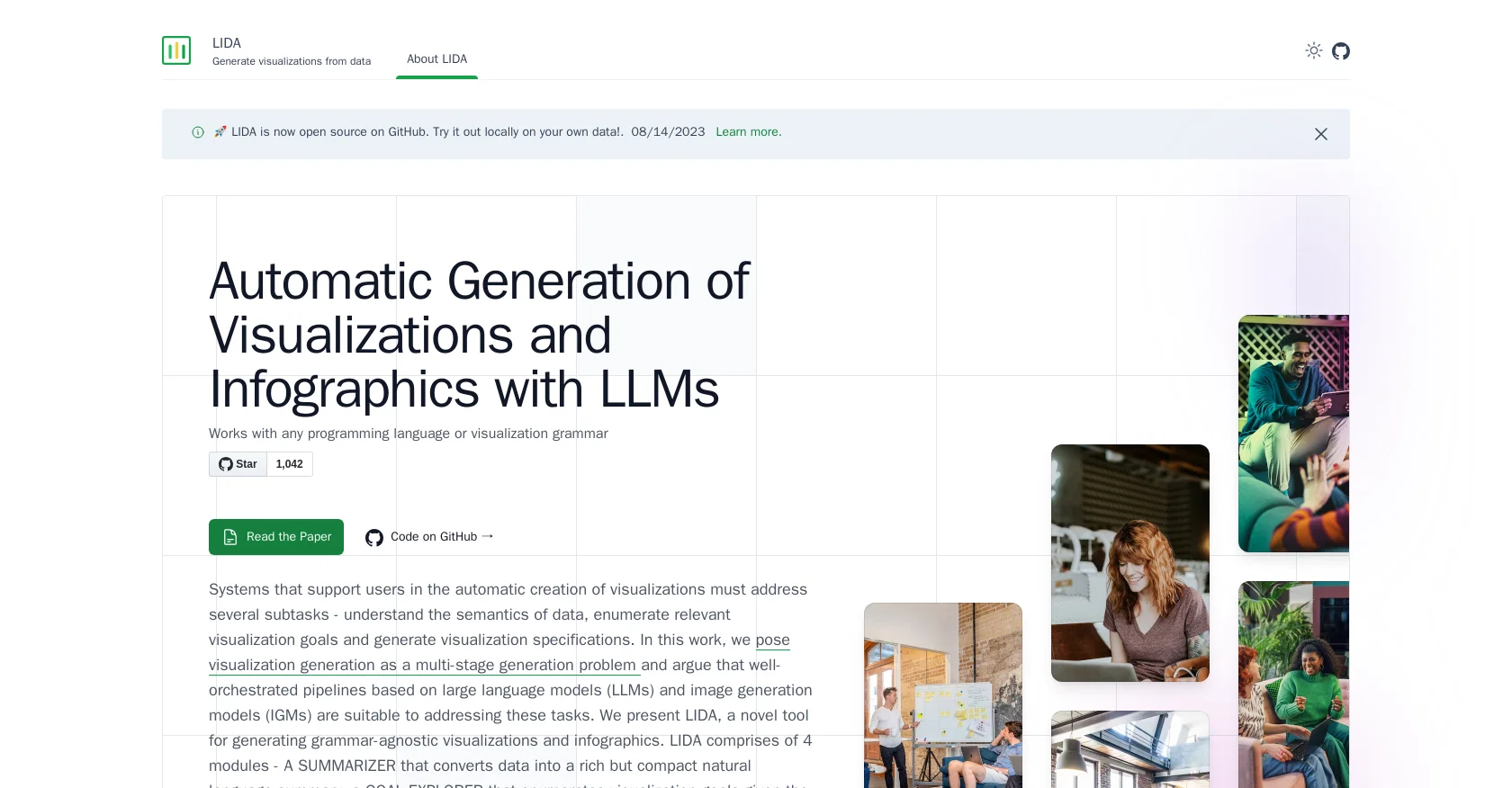 LIDA screenshot