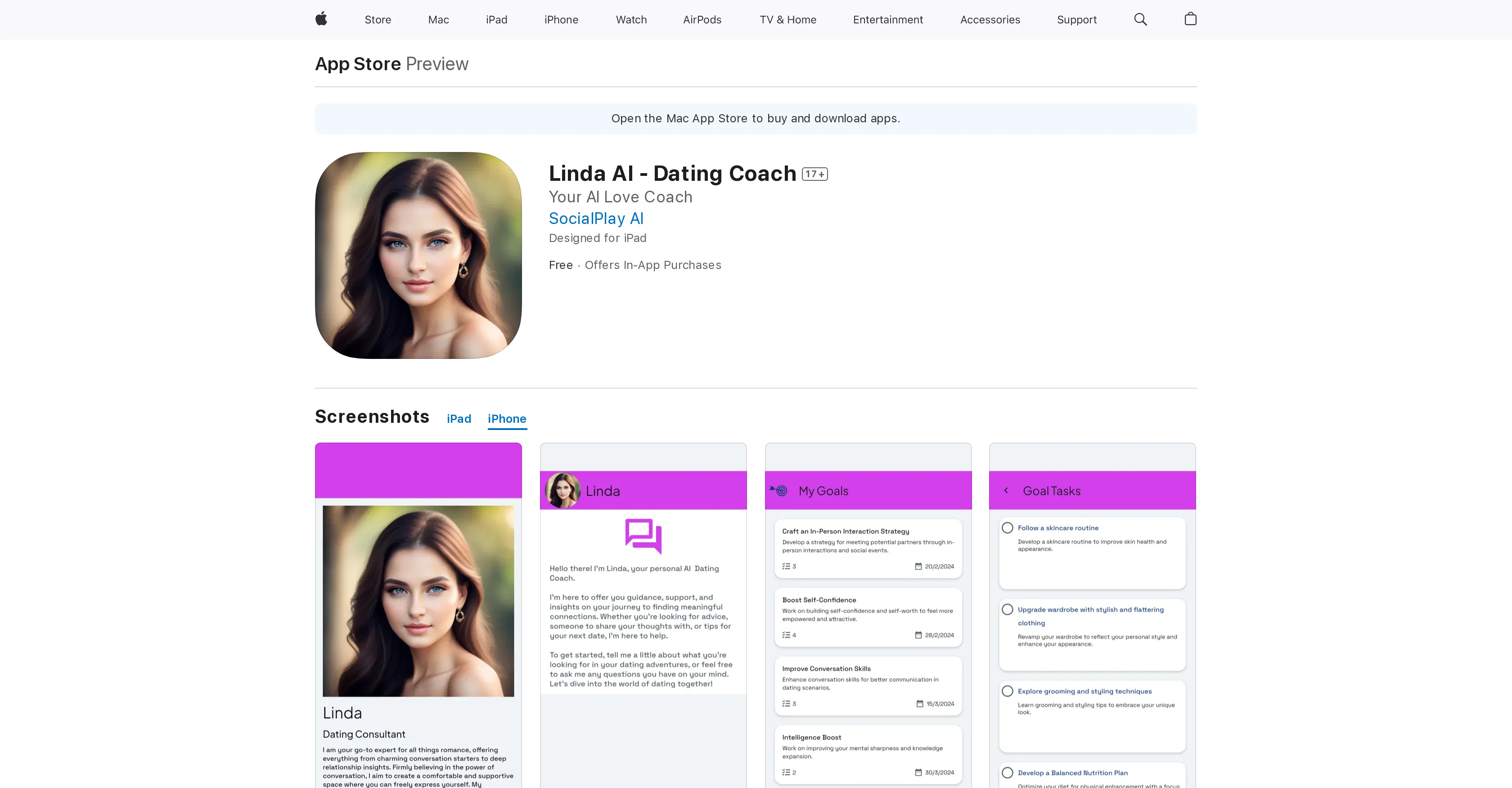 Linda AI screenshot