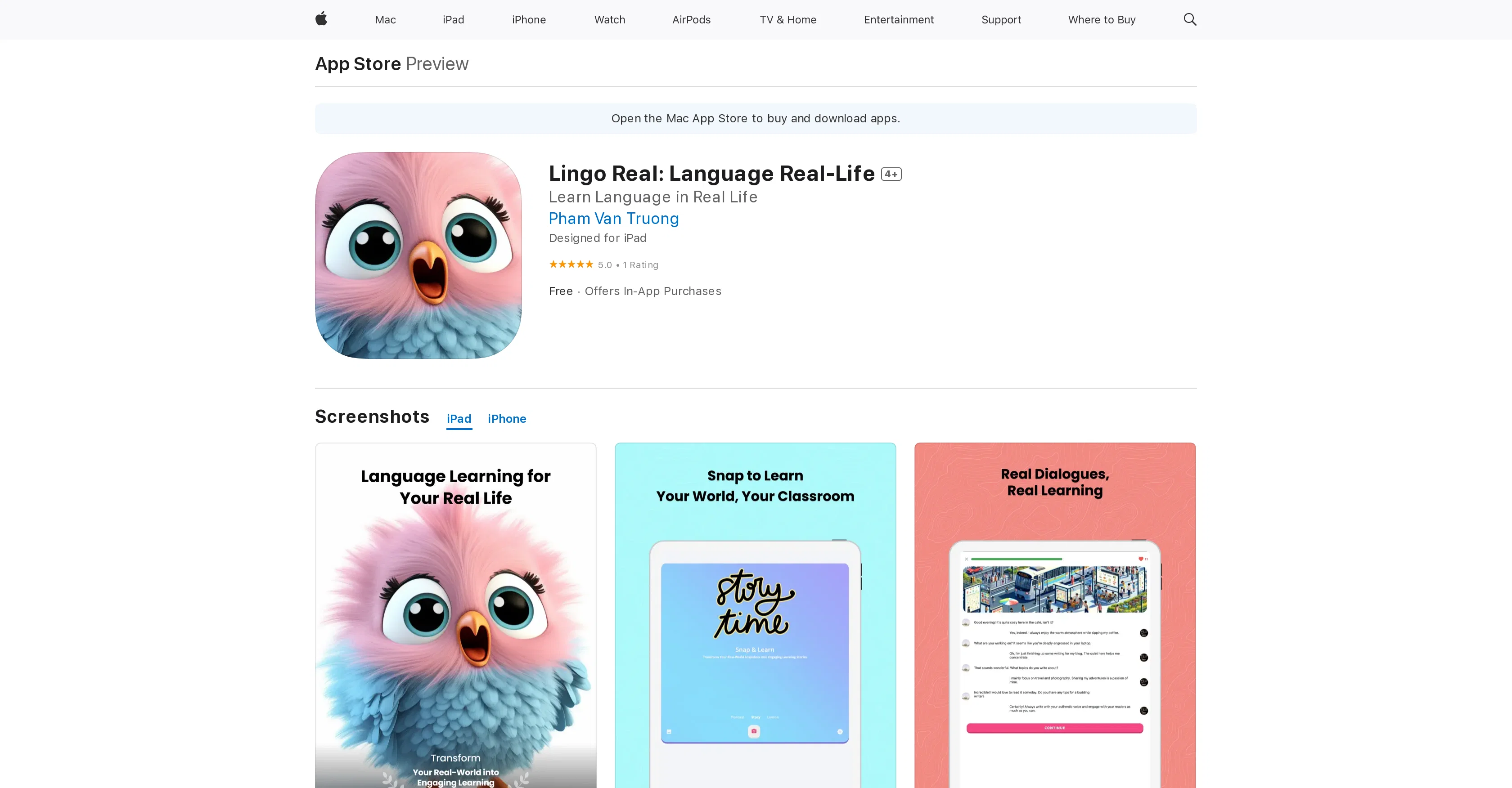 Lingo Real screenshot