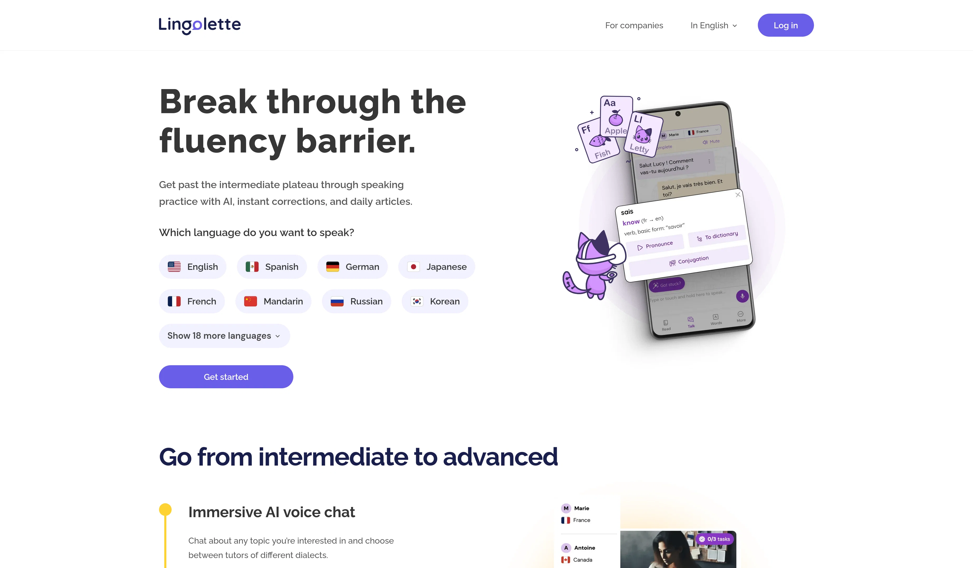 Lingolettev2025.04 screenshot