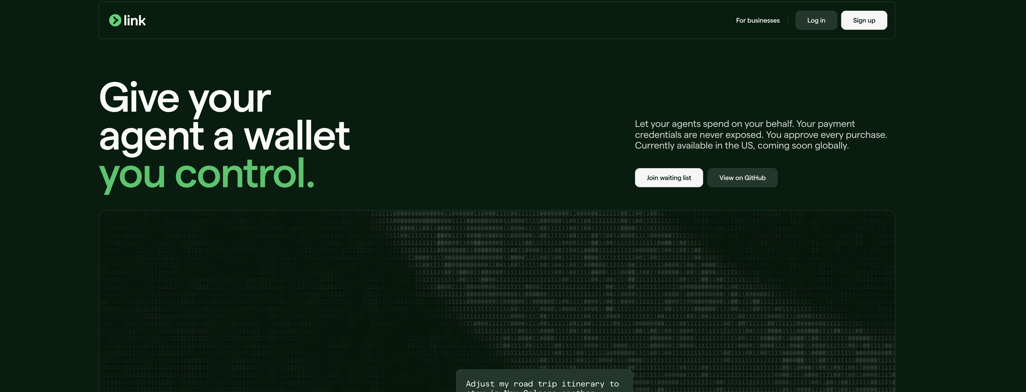 Link Wallet screenshot