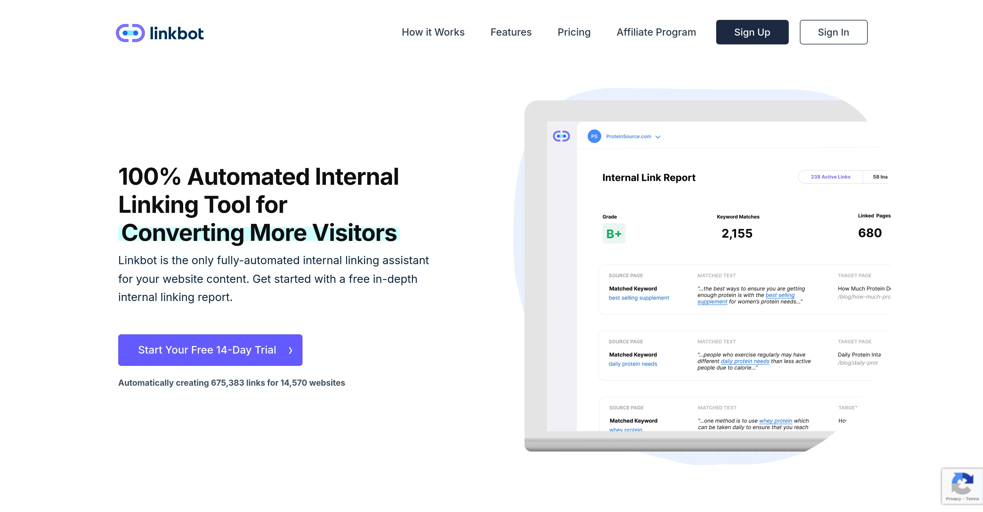 Linkbot screenshot