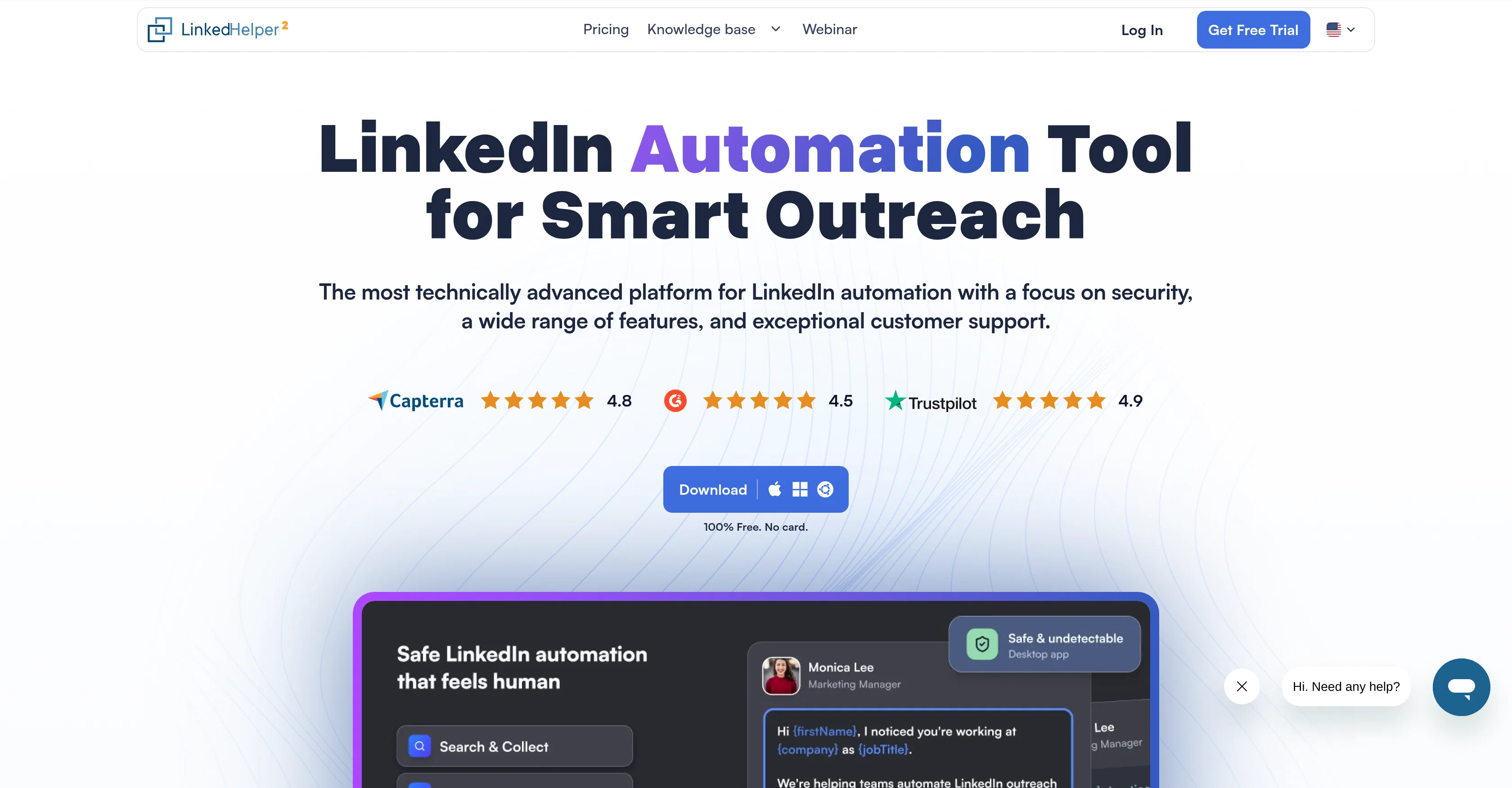 Linked Helper screenshot