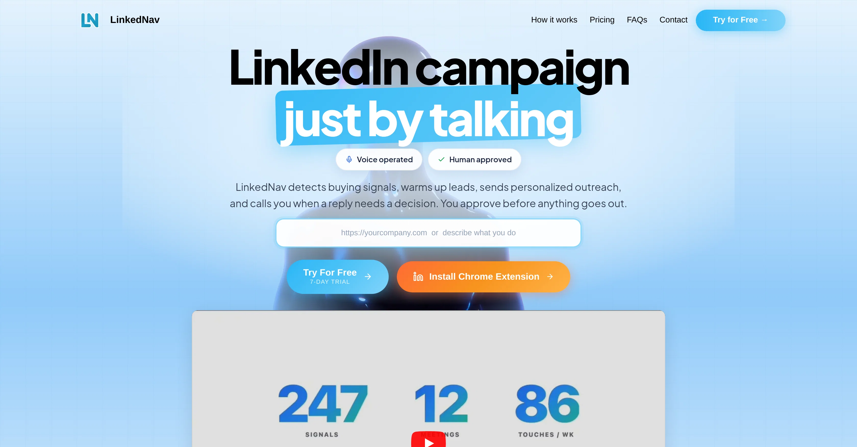 LinkedNav screenshot