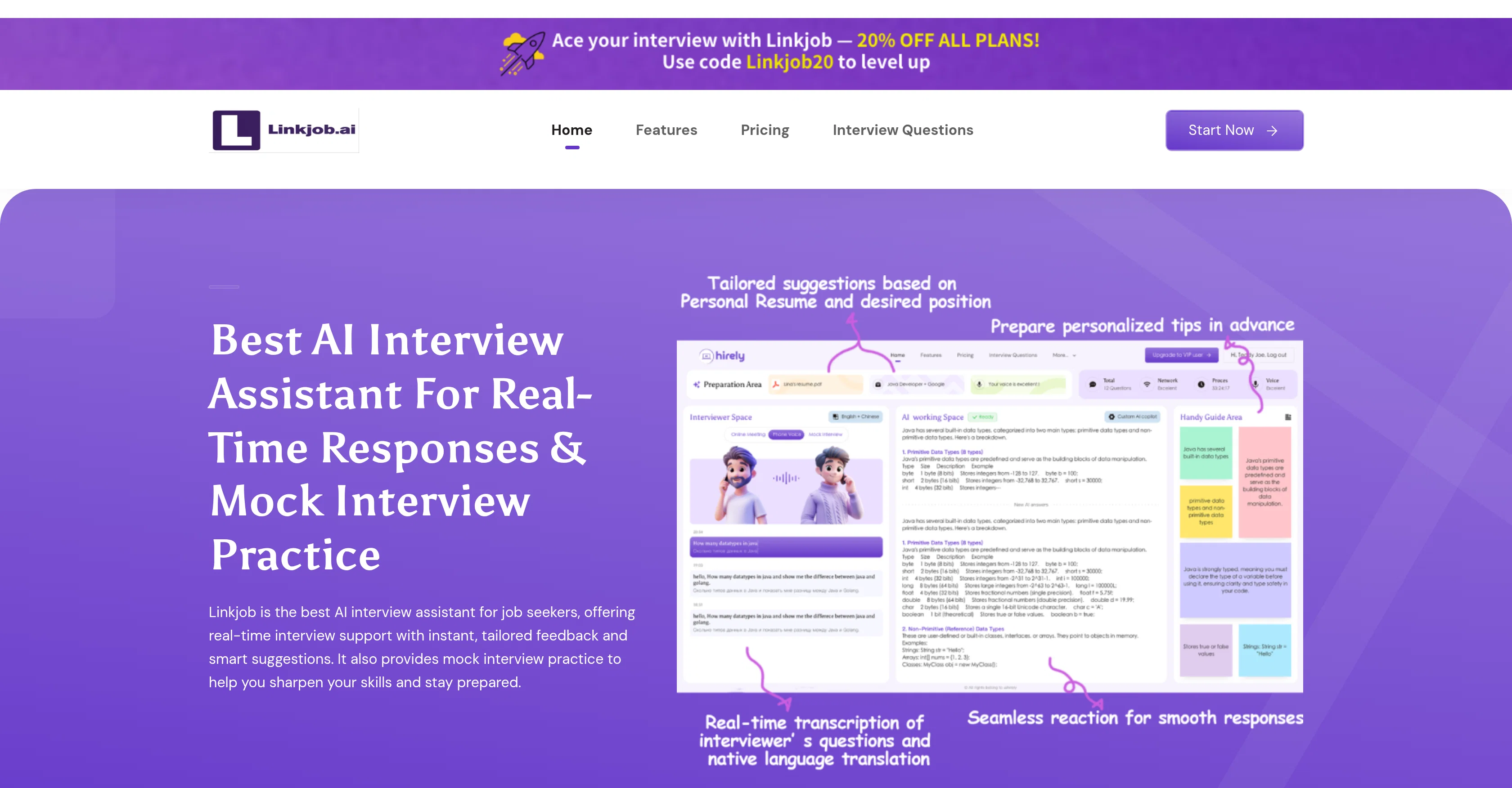 Linkjob screenshot