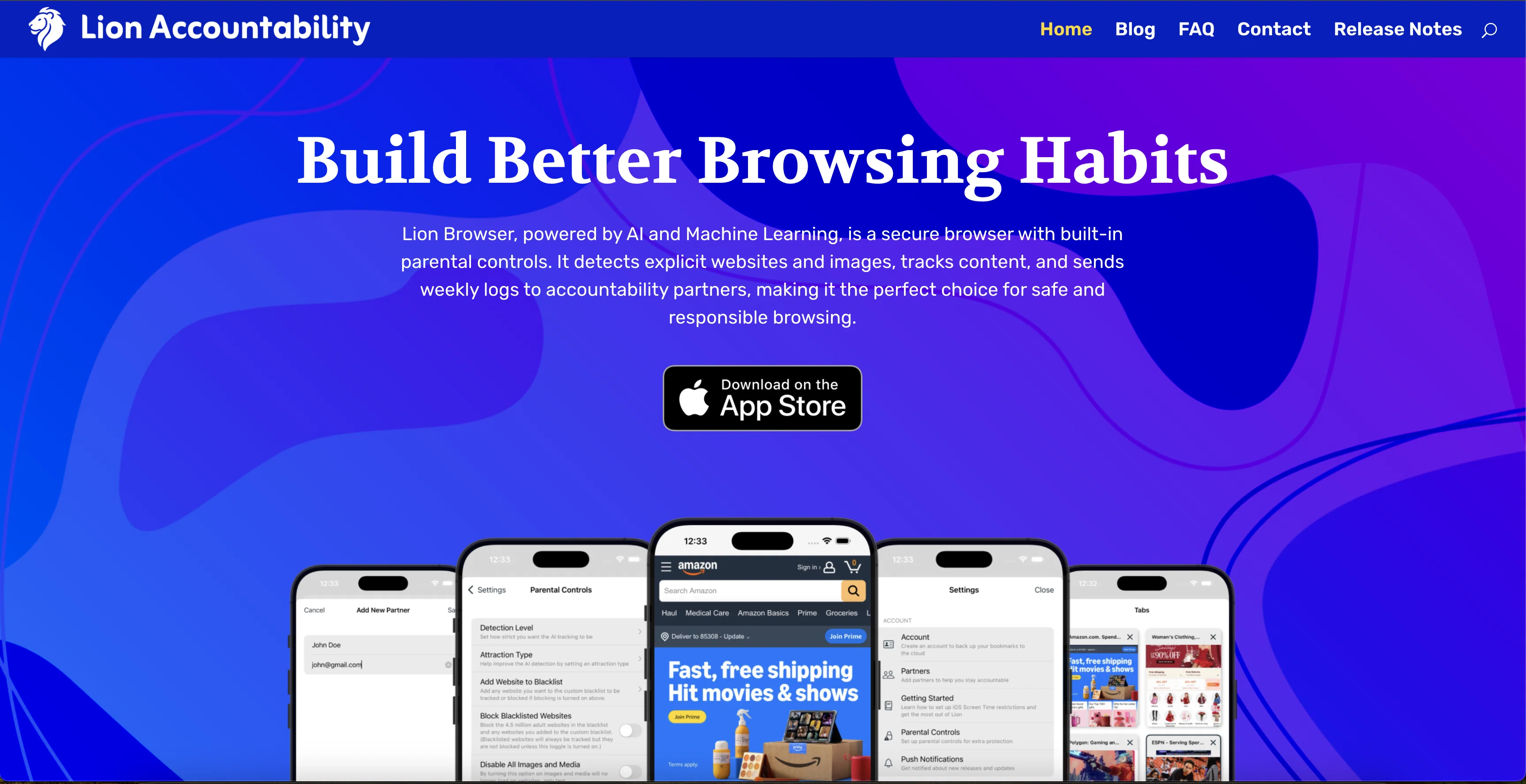 Lion Browser screenshot